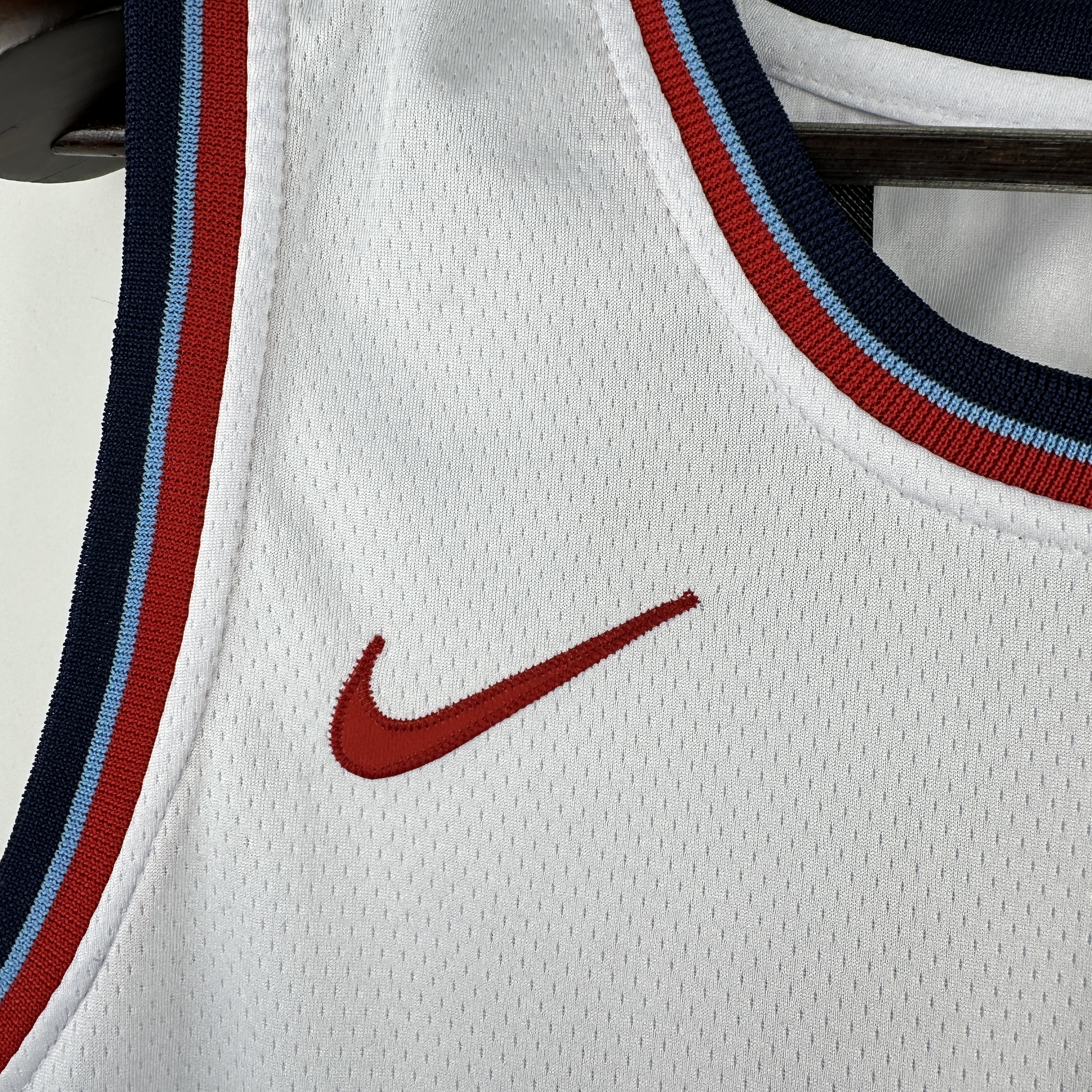 Embroidery 25th season Clippers White No. 1 Harden