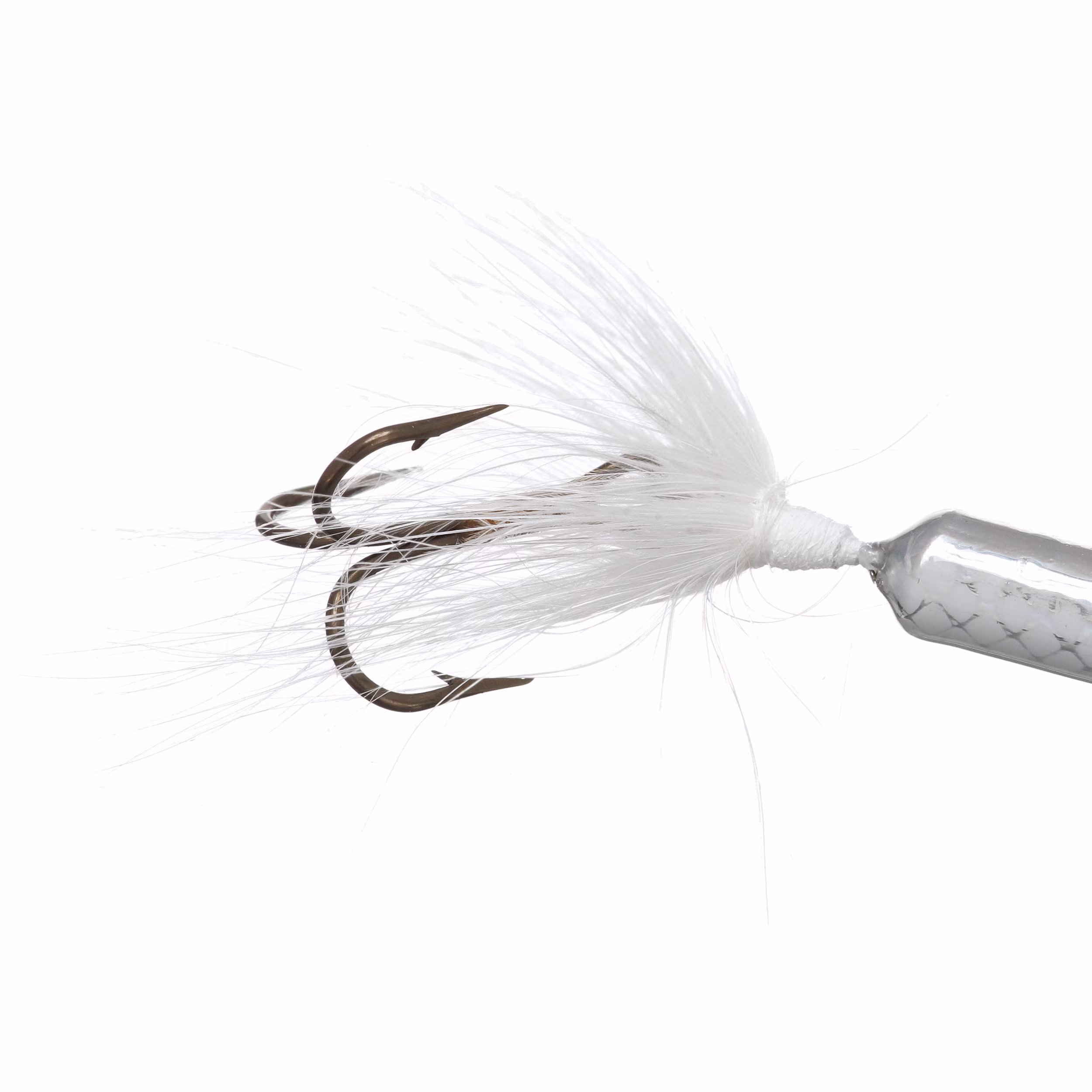 (2 pack) Rooster Tail, Flash White