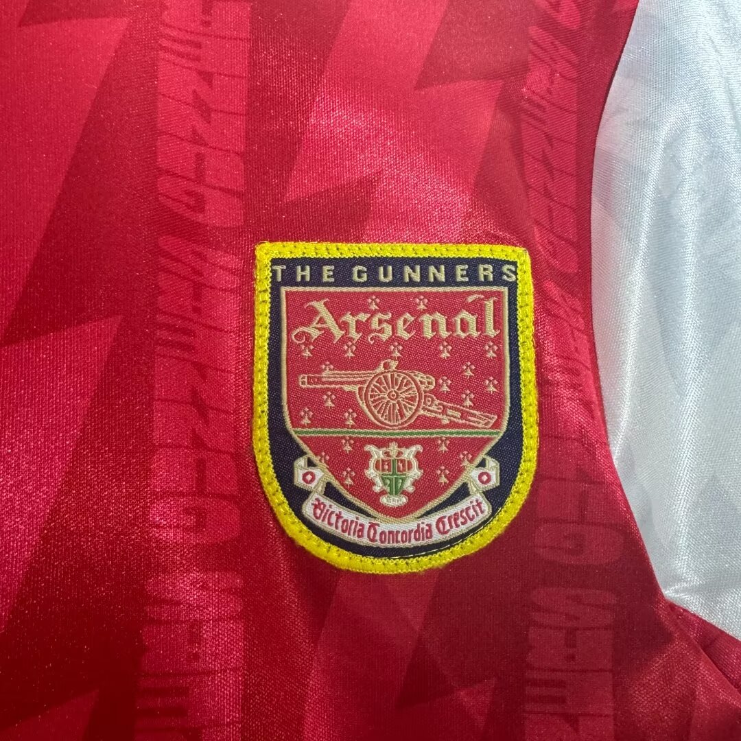 1993/94 Arsenal Home Retro Jersey 1:1 Thai Quality - Fans Edition