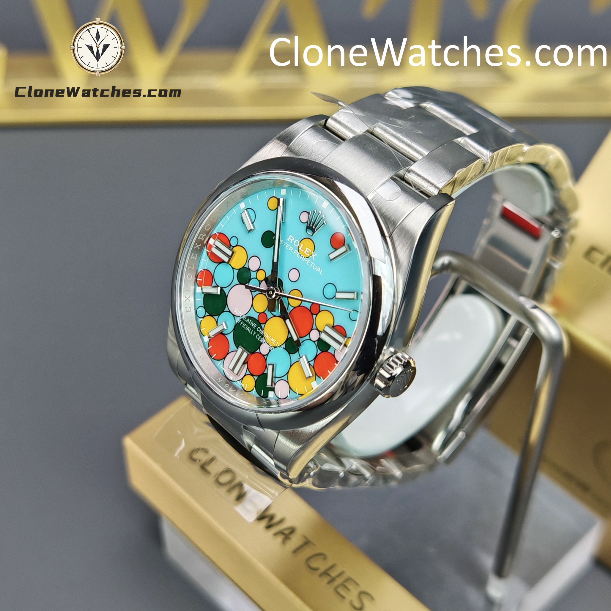 Rolex Super Clone Watches 1:1 Oyster Perpetual Celebration Dial 36mm m126000-0009 3230 Movement