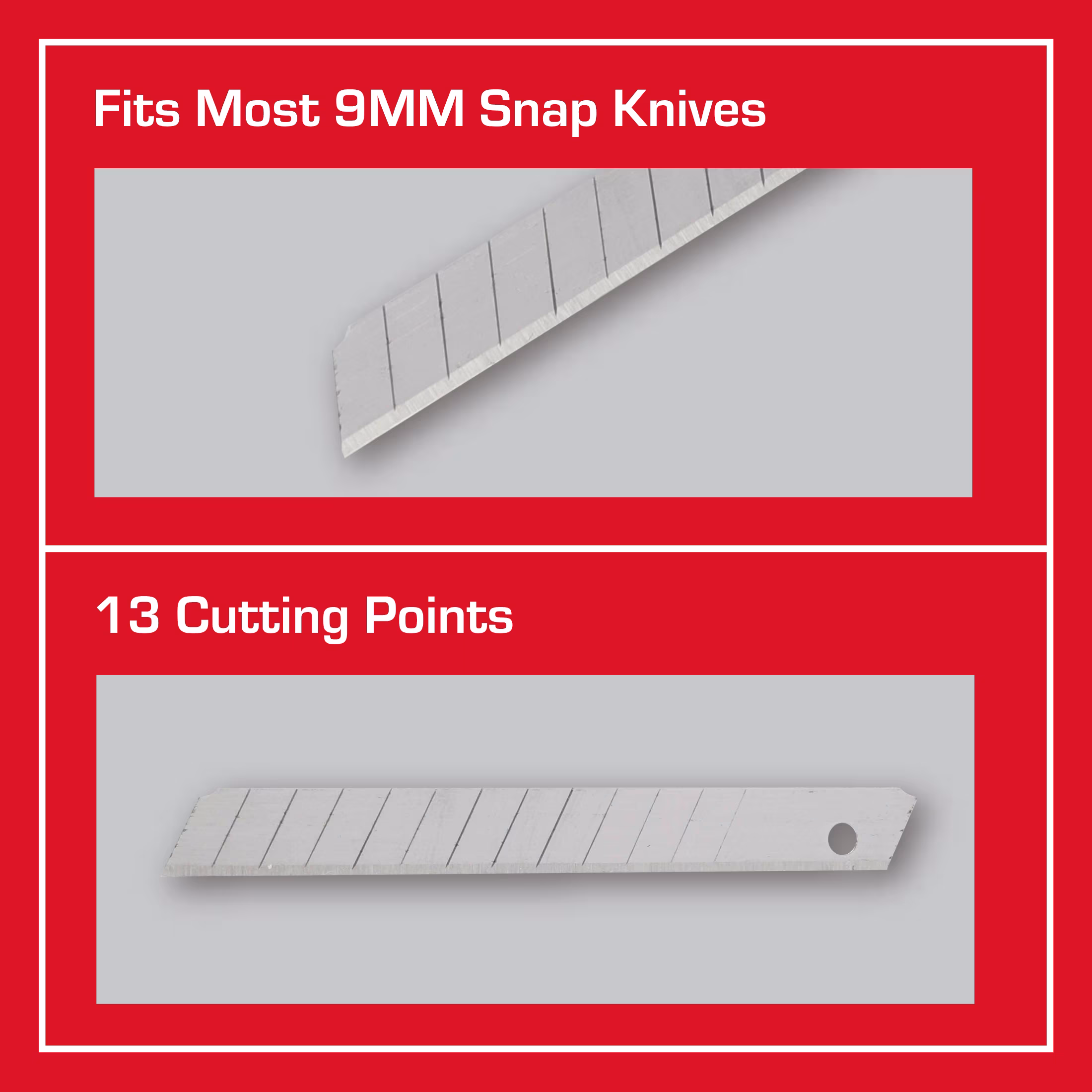 Hyper Tough 9 mm Snap-Off Blades, 5 Pack