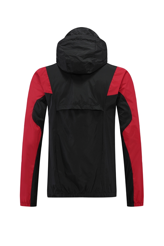 2023/2024 AC Milan jersey windbreaker black and red 1:1 Thai quality