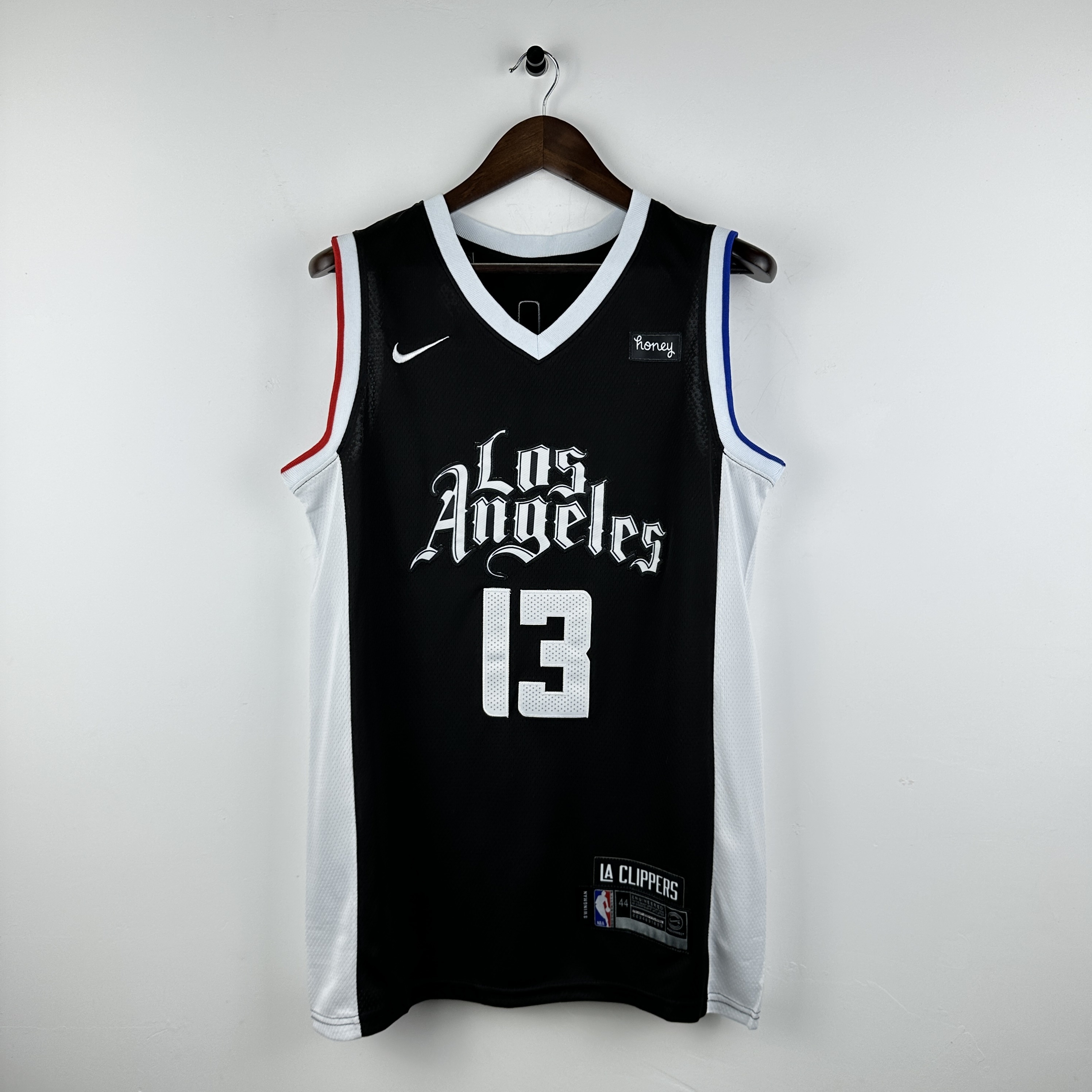 Embroidered Clippers Latin Black No. 13 George