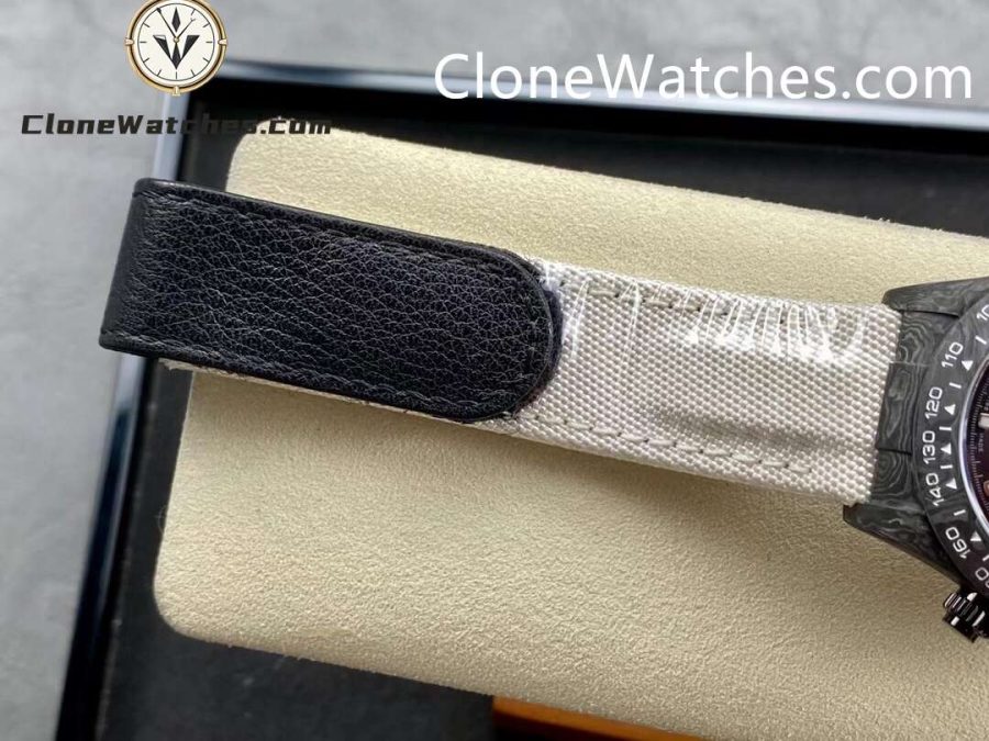 Modified Super Clone Watches 1:1 DiW Rolex Daytona NTPT Carbon “CREAM 41mm”