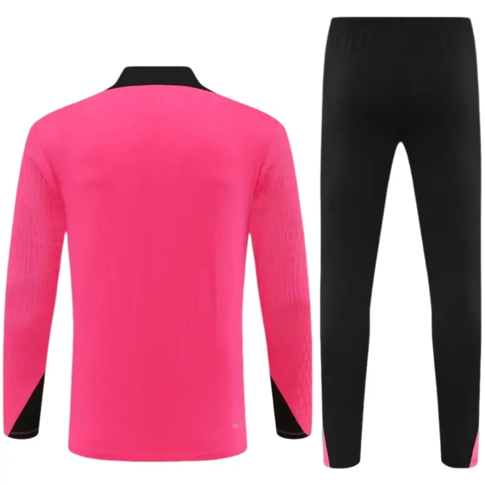 2024/25 Chelsea half-pull training uniform pink 1:1 Thai quality suit