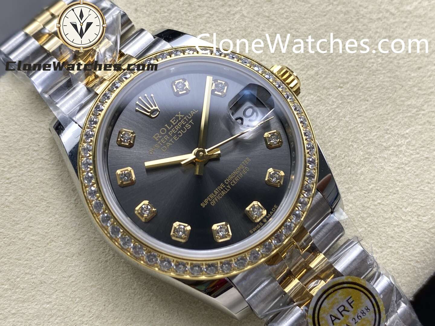 Rolex Super Clone Watches 1:1 DateJust m278383rbr-0022 Jubilee 31MM 2236 Movement