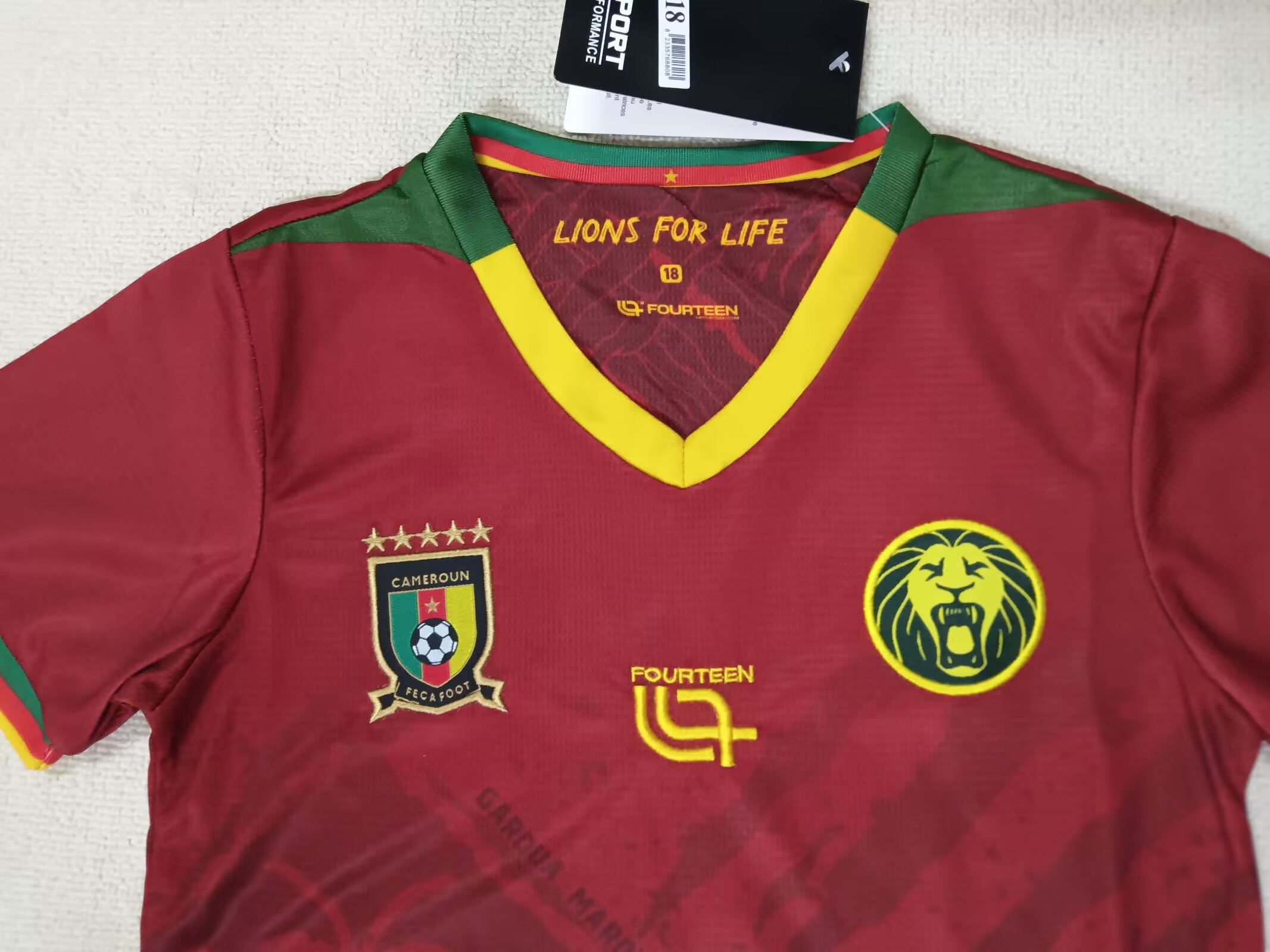 25-26 Cameroon Away Shirt - Kids