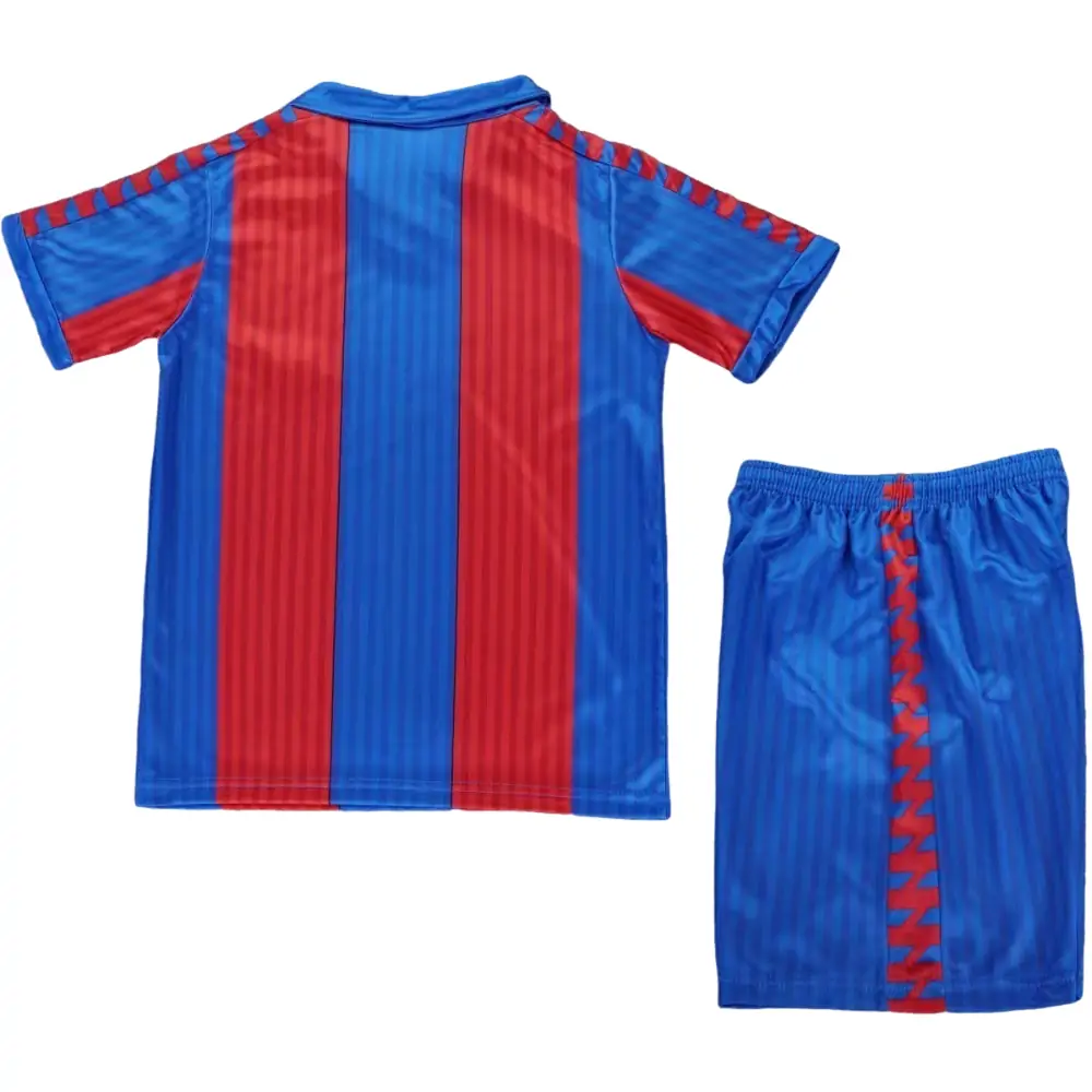 1989-92 Barcelona Retro Home Kit - Short Sleeve Children's Set