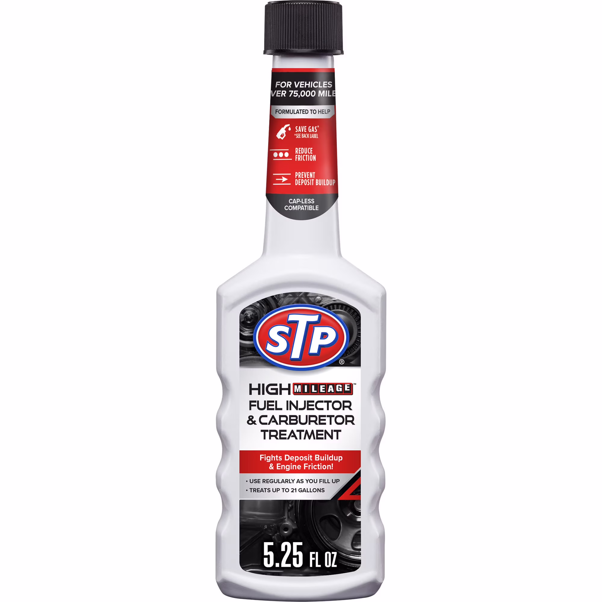 STP High Mileage Fuel Injector and Carburetor Cleaner - 5.25 fl oz