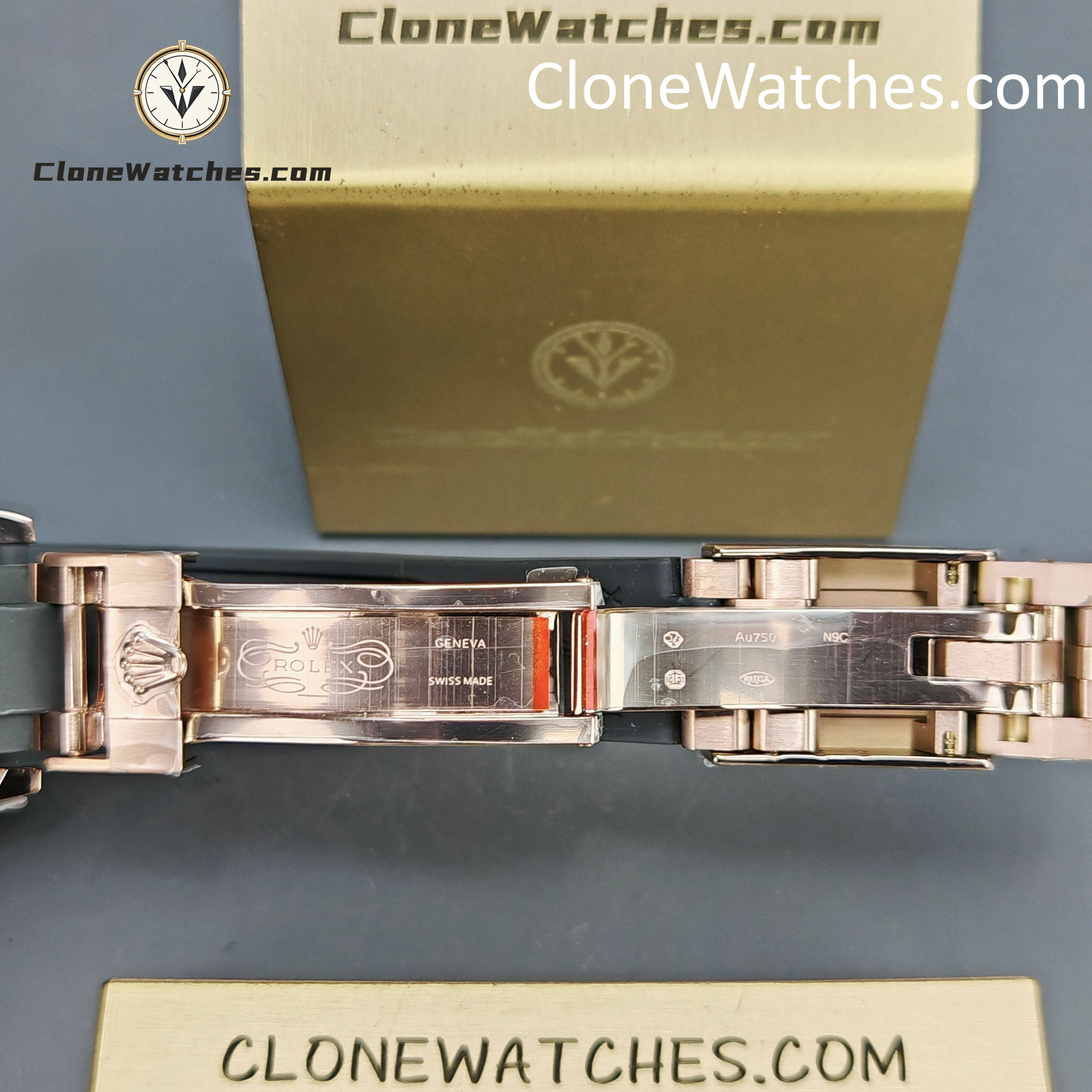 Rolex Super Clone Watches 1:1 Daytona 18K Rose Gold Black Dial M116515LN-0012 4130 Movement