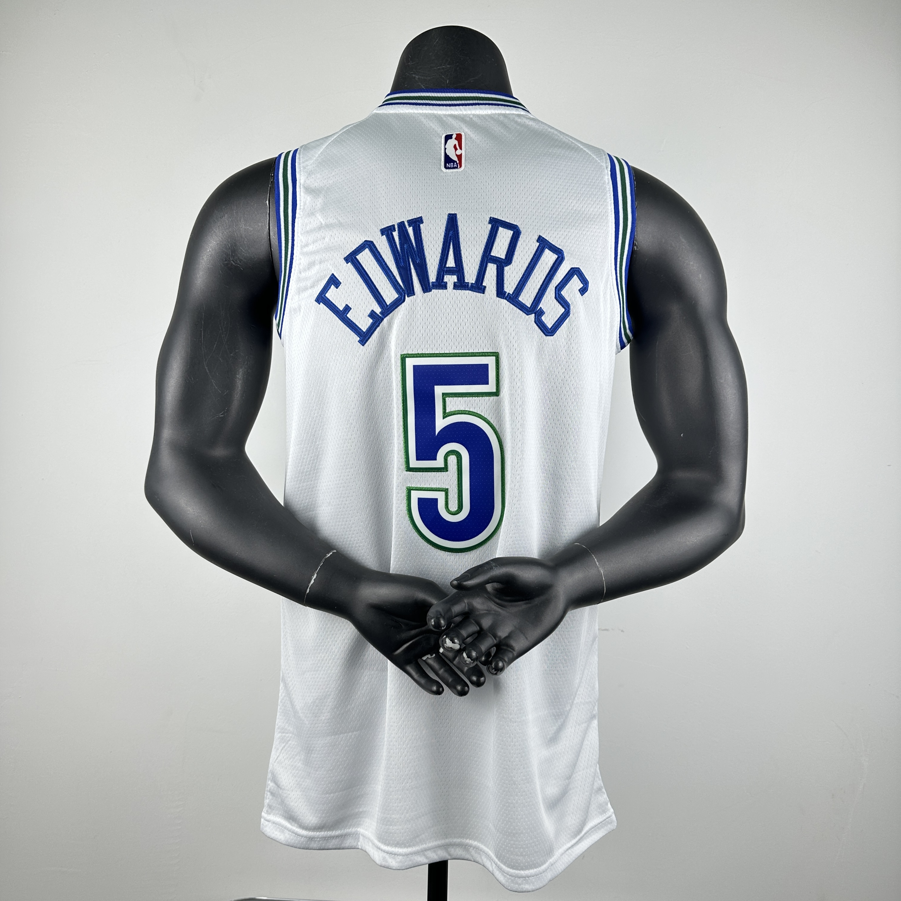 Embroidery 24 season Timberwolves Retro No. 5 Edwards