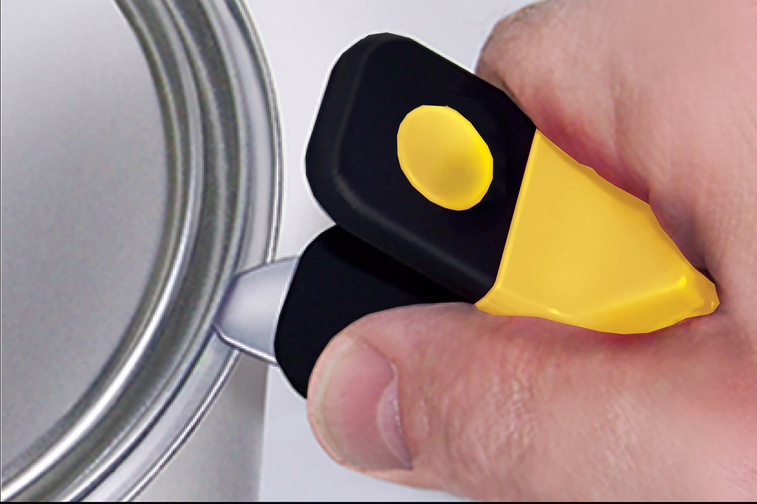 (4 pack) Allway 2-in-1 Magnetic Can Clip, Attaches to The Rim of Paint Cans with Steel Can Opener Tab, 3.25in. x 1.2in.