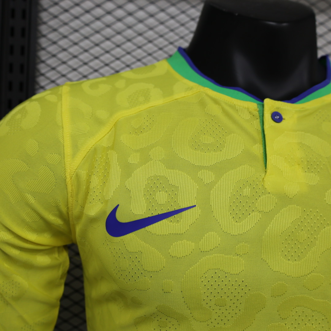 2023/2024 Brazil Home Long Sleeve Players Edition