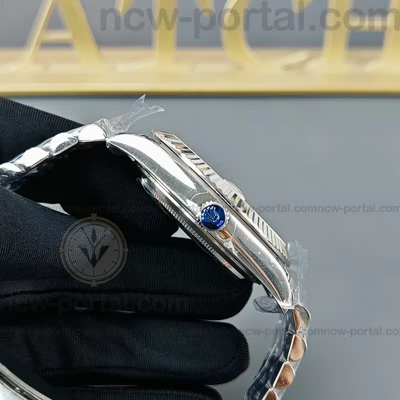 Rolex Super Clone Watches 1:1 DateJust “Who Cares I’m Already Late” White Custom Dial m126334 Jubilee 41MM 3235 Movement