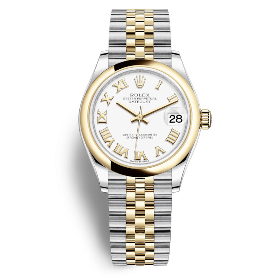 Rolex Datejust 31 White Dial Automatic Ladies Steel and 18kt Yellow Gold Jubilee Watch 278243WRJ（Lifetime free warranty+90-days replacement service & Refund!.）