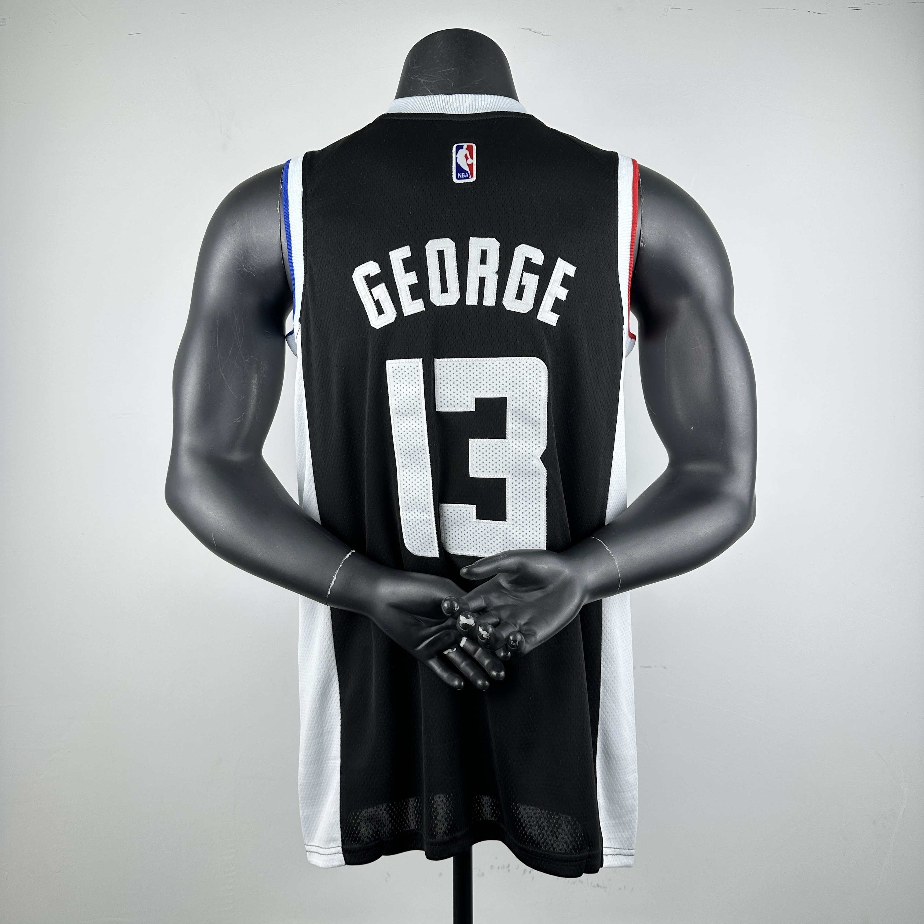 Embroidered Clippers Latin Black No. 13 George