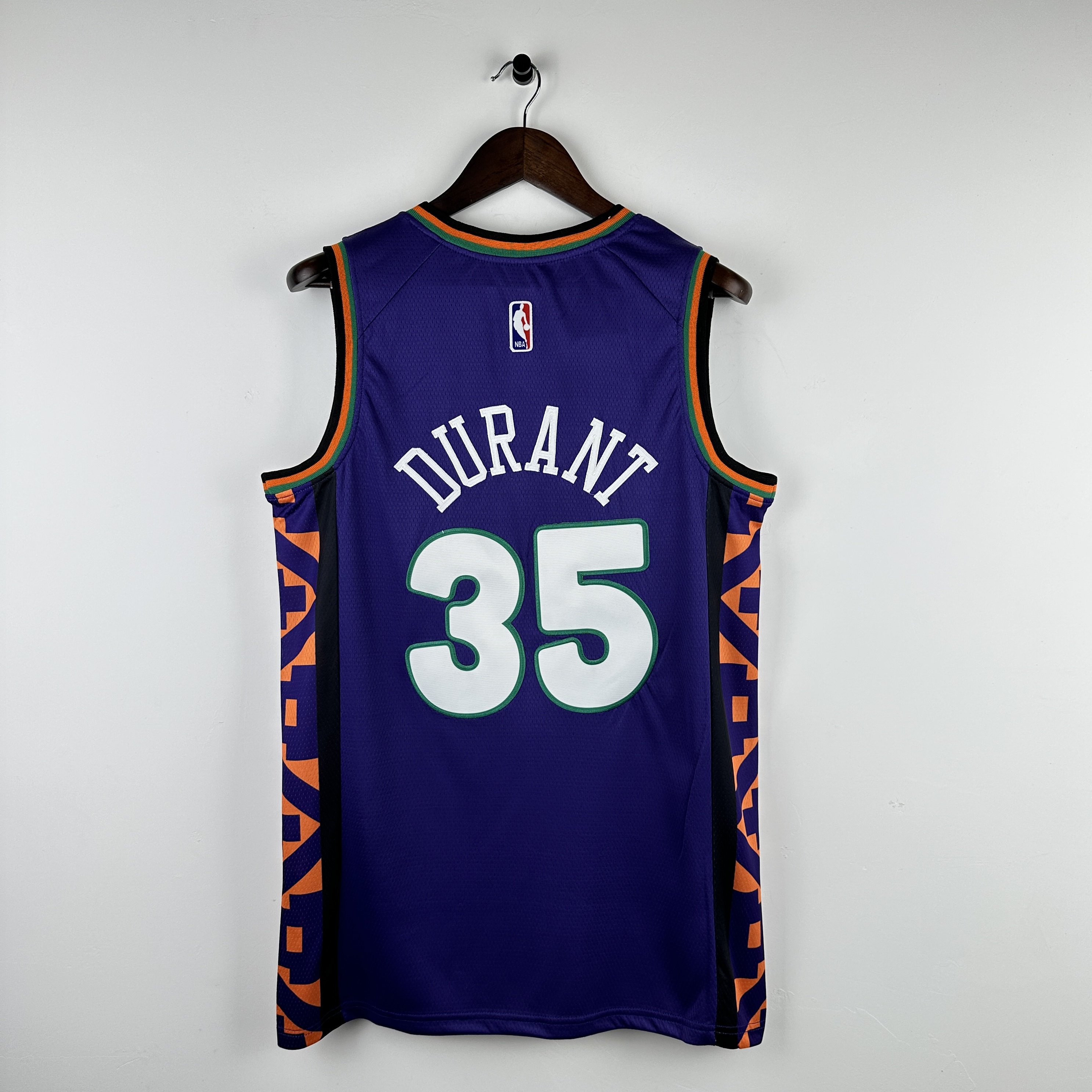 Embroidery 25th season Suns City Edition No. 35 Durant