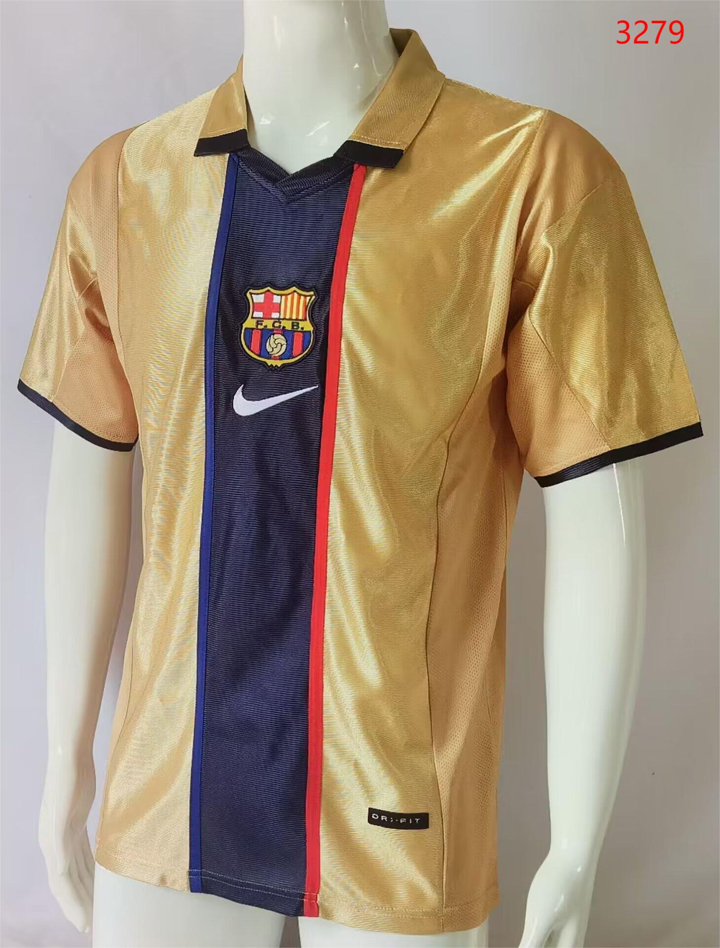 2001/02 Barcelona Away Retro Jersey