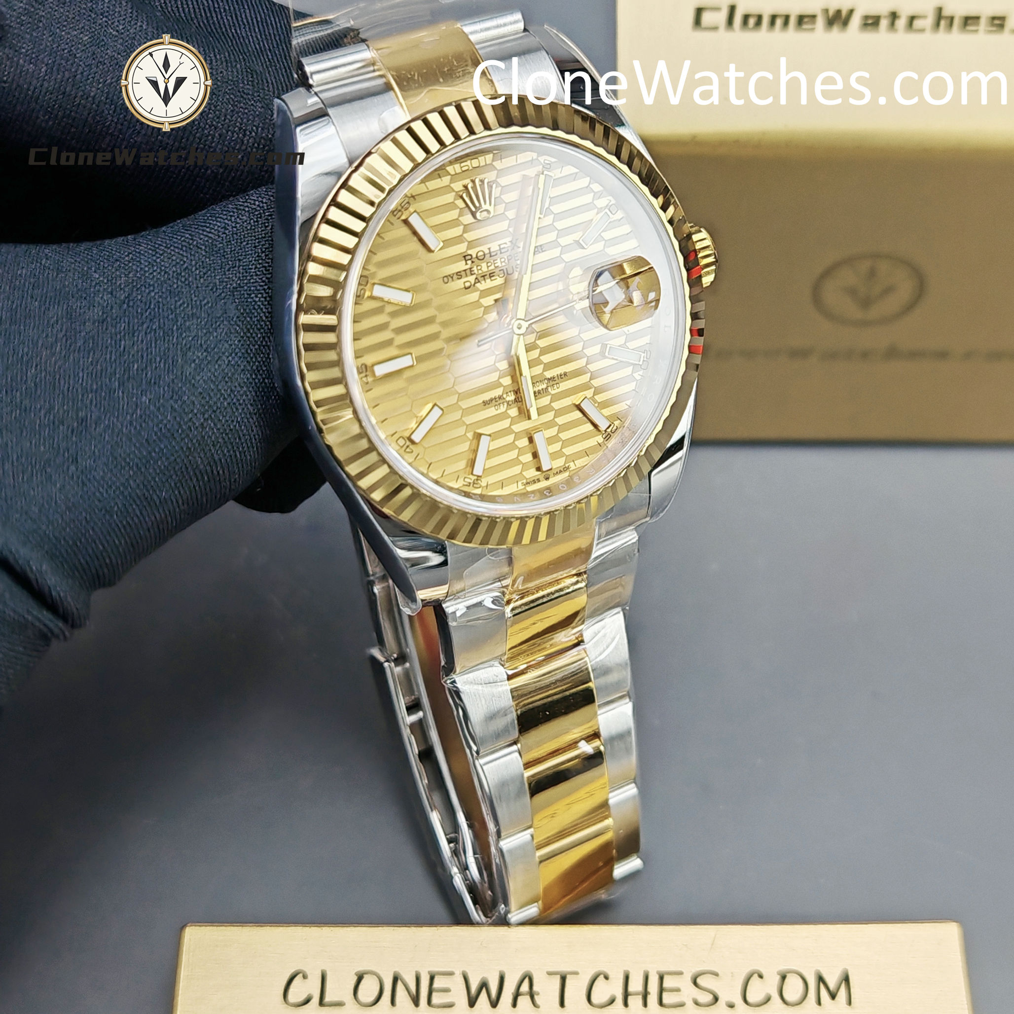 Rolex Super Clone Watch 1:1 DateJust m126333-0021 Oyster 41MM 3235 Movement