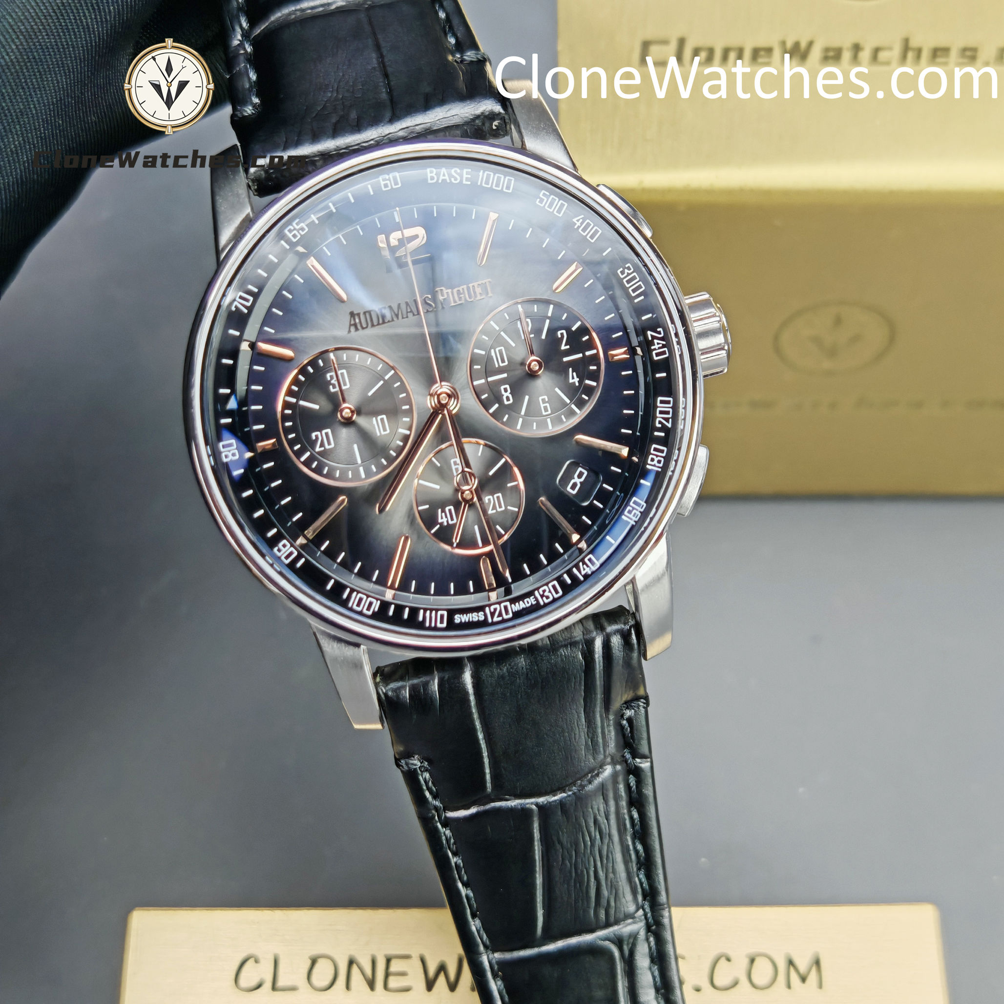 Audemars Piguet Super Clone Watches 1:1 Code 11.59 Smoky Gey Dial 26393CR 41mm