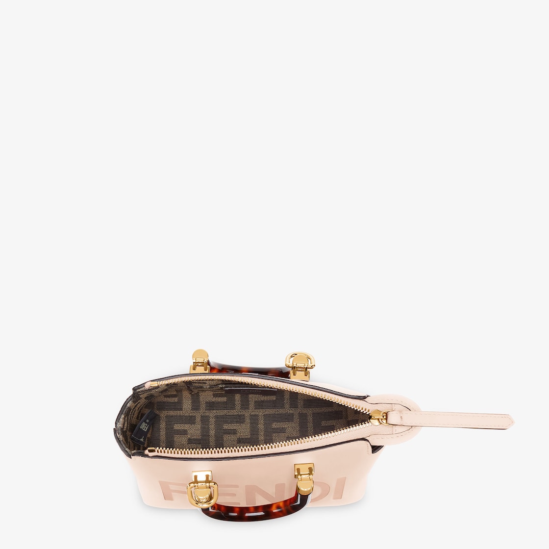 Fendi By The Way Mini Boston Bag in Pale Pink