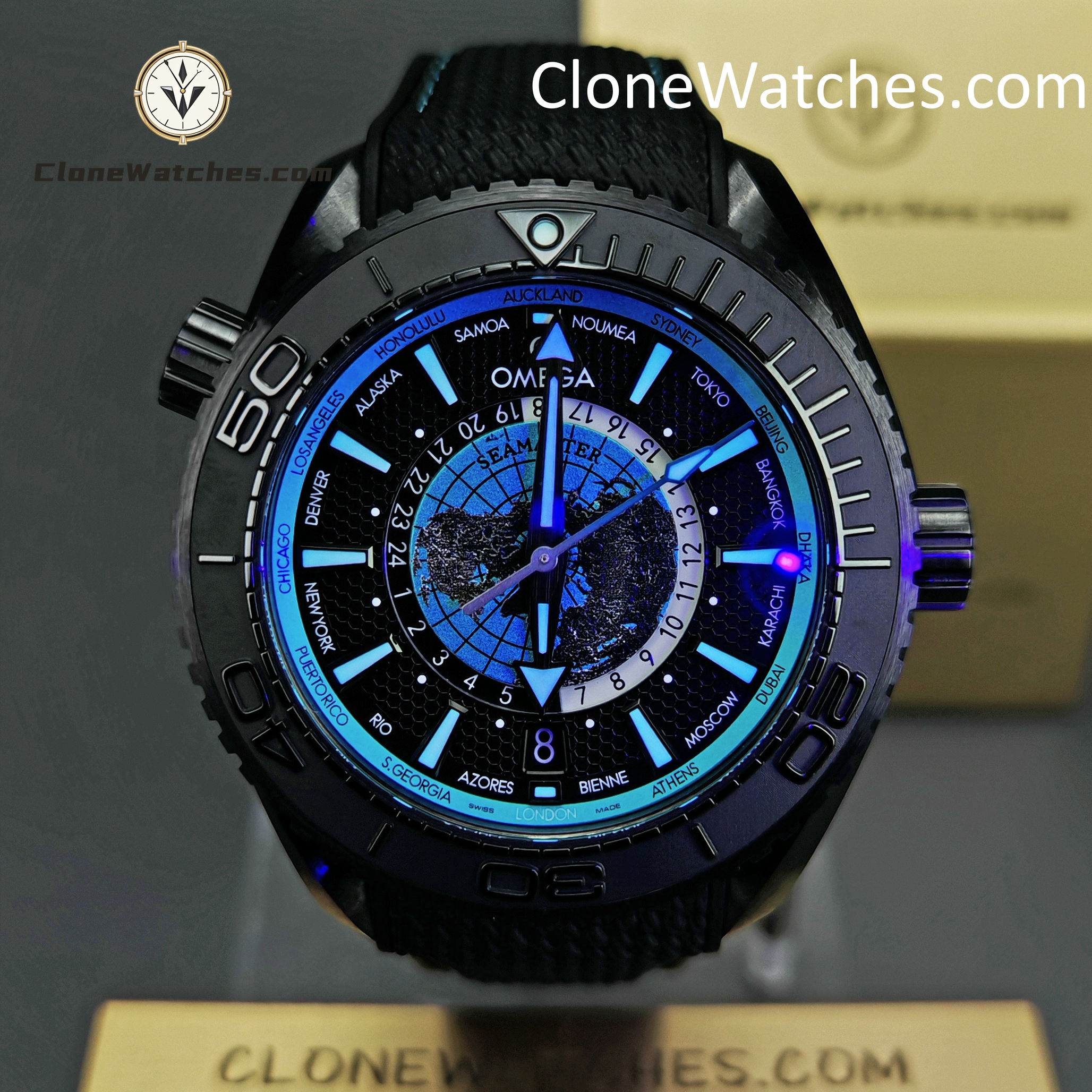 OMEGA Super Clone Watches 1:1 Seamaster Planet Ocean 600M 45.5MM 215.92.46.22.01.006