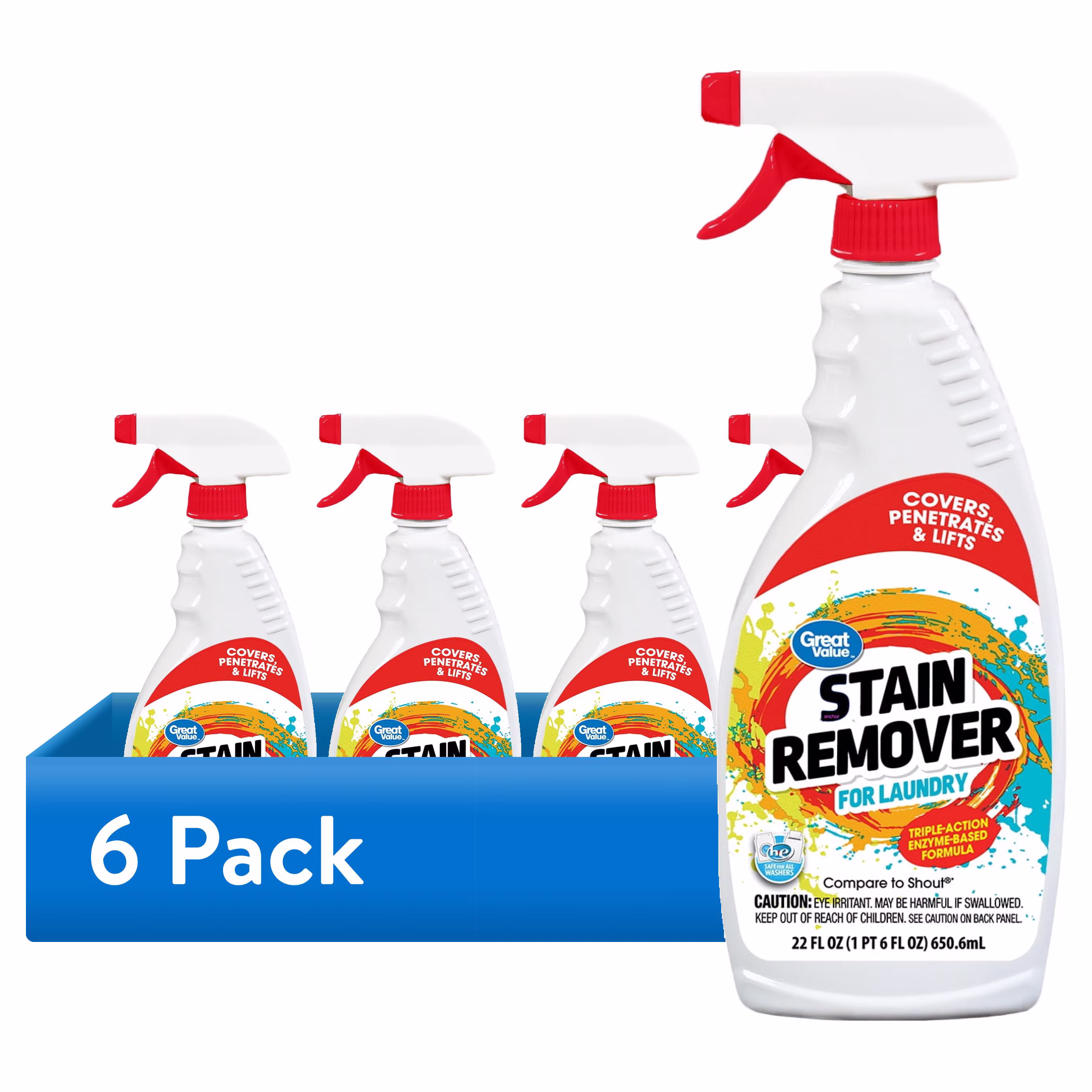 Great Value Laundry Stain Remover Spray, 22 fl oz