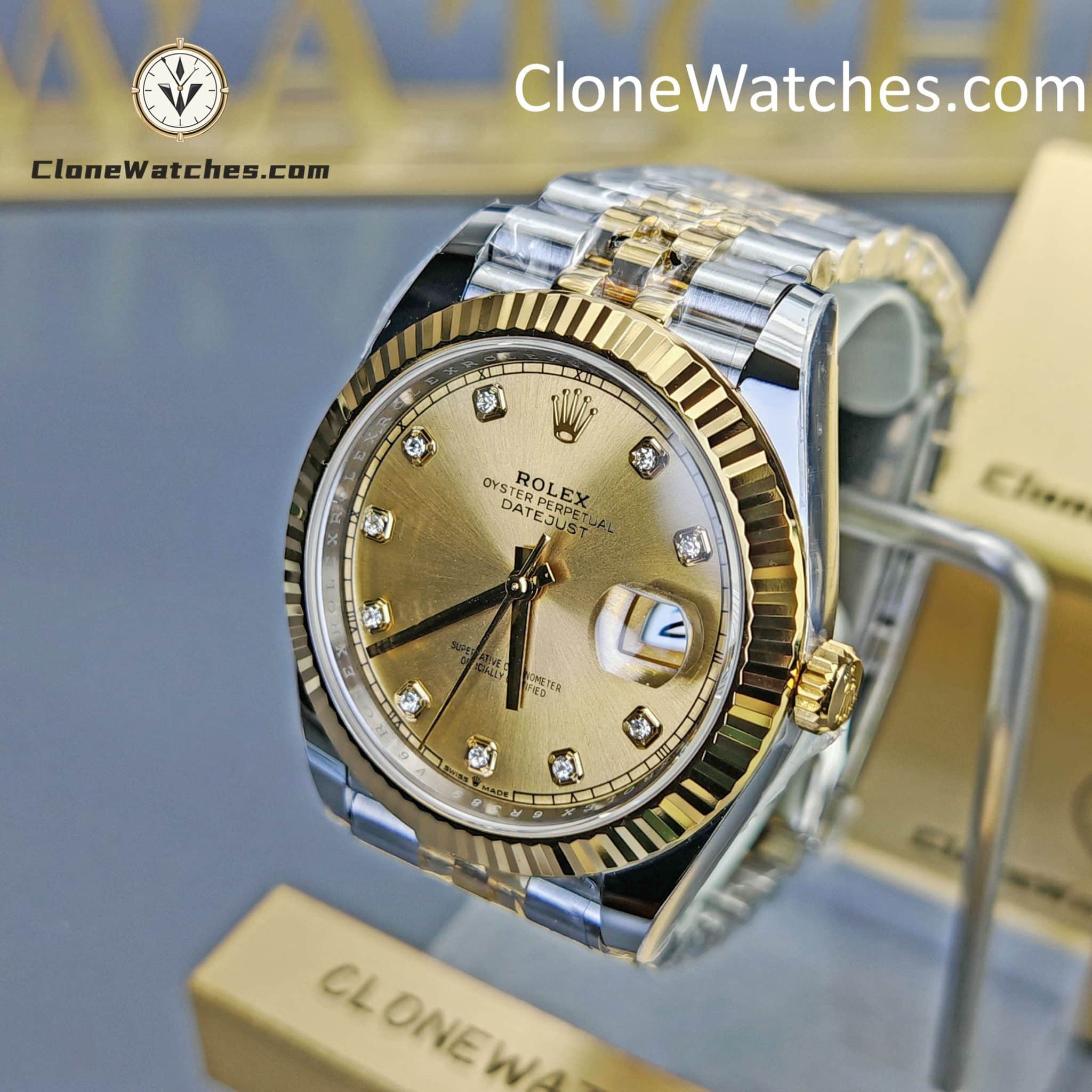 Rolex Super Clone Watches 1:1 DateJust m126333-0012 Jubilee 41MM 3235 Movement