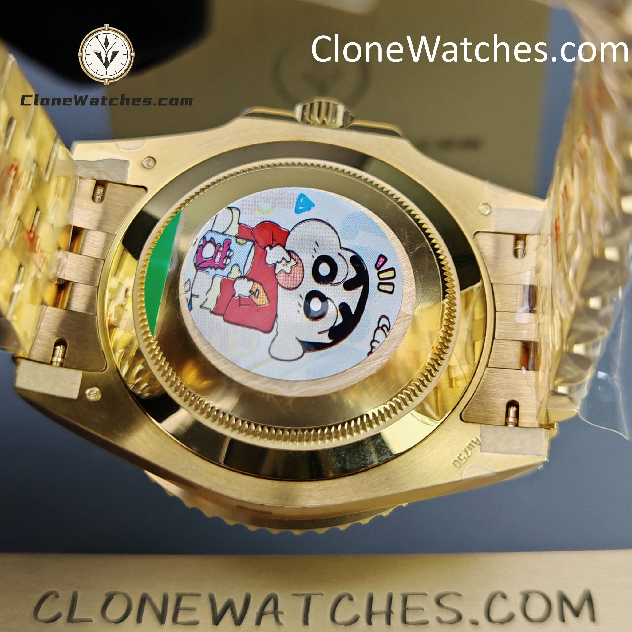 Rolex Super Clone Watches 1:1 GMT Master II 18k Gold 126718GRNR-0002 Jubilee 3285 Movement