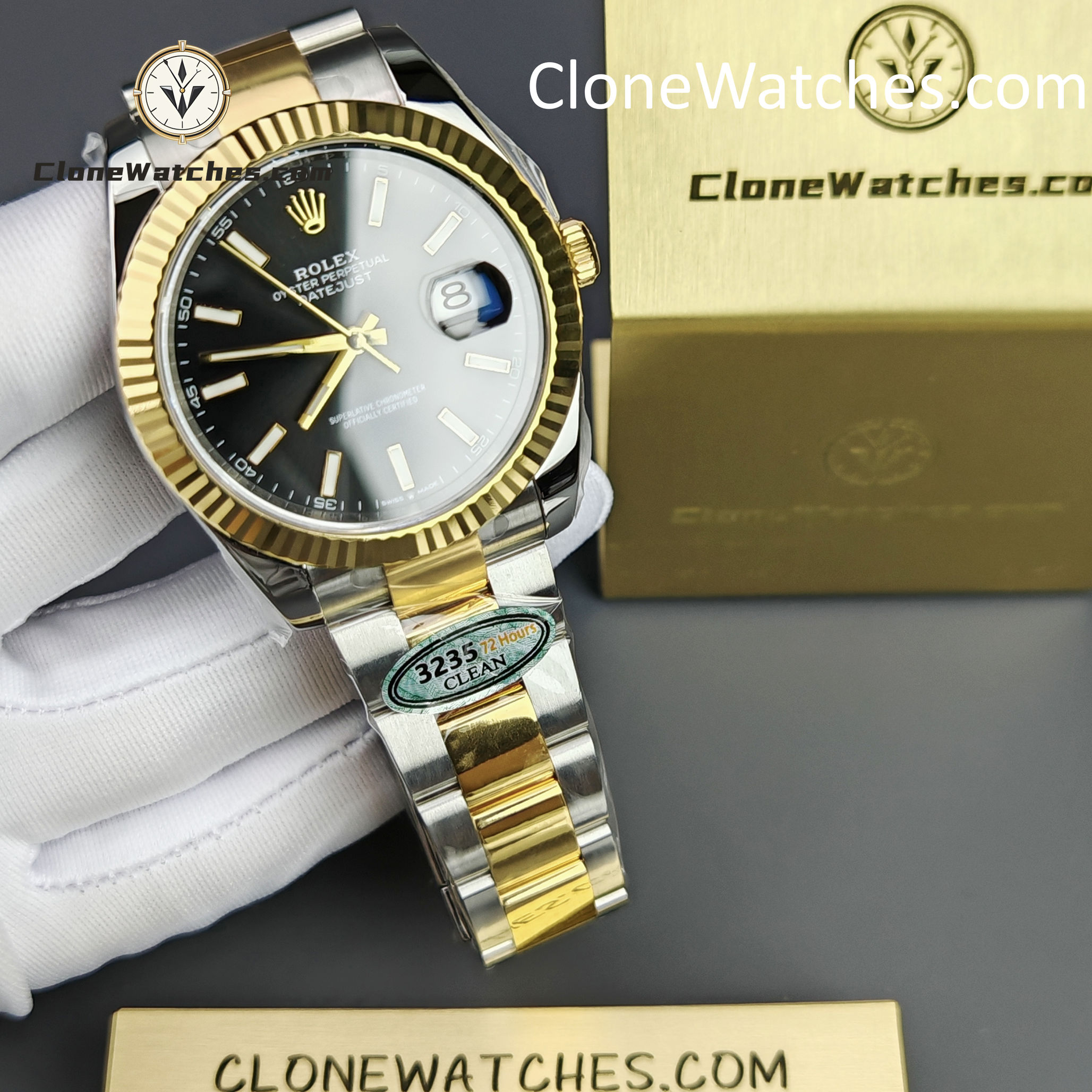 Rolex Super Clone Watch 1:1 DateJust m126333-0013 Oyster 41MM 3235 Movement