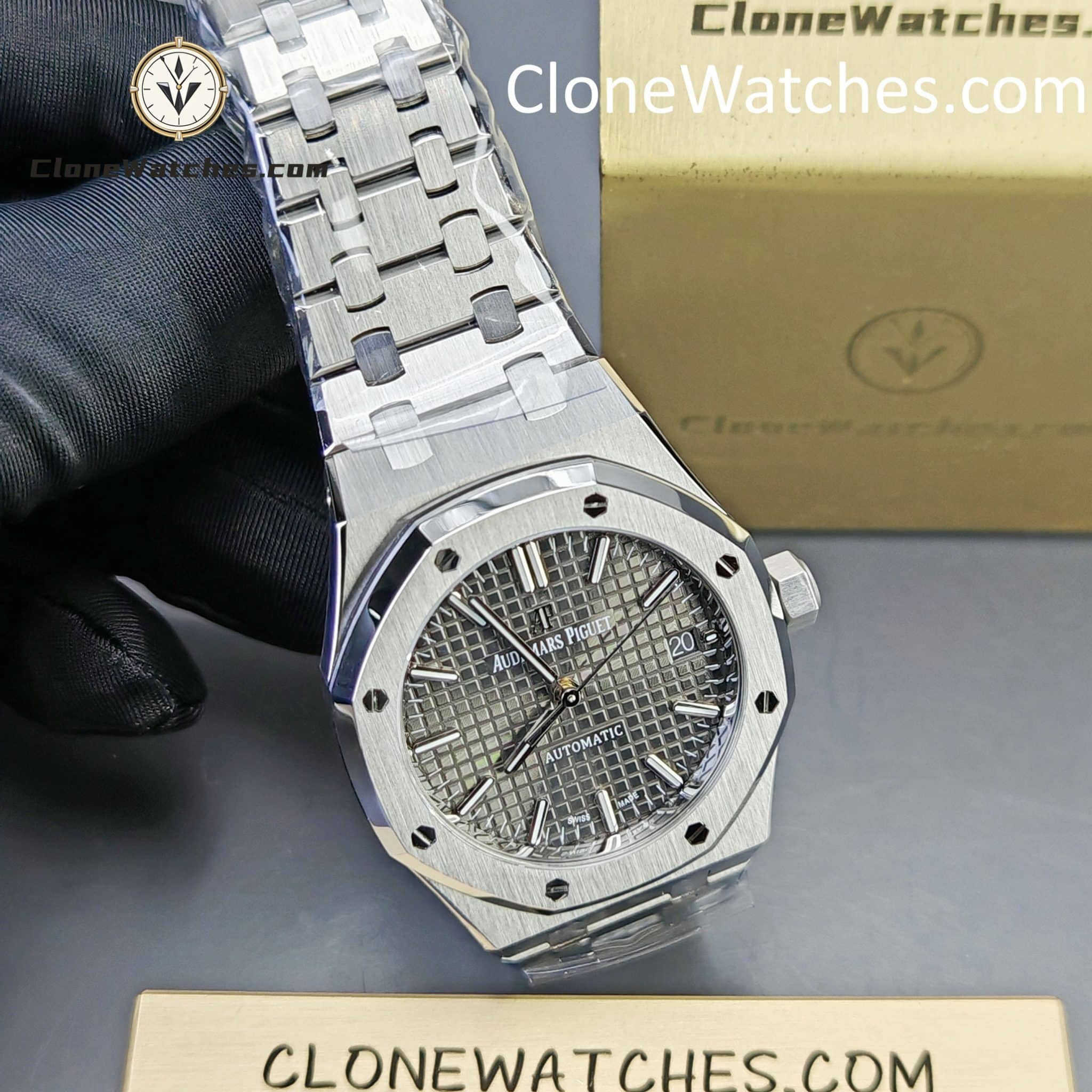 Audemars Piguet Super Clone Watches 1:1 Royal Oak 15450 Grey Dial 37MM