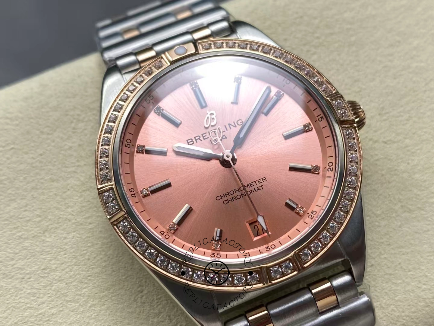 Breitling Chronomat Automatic 36 Diamond Bezel U10380591K1U1 Replica