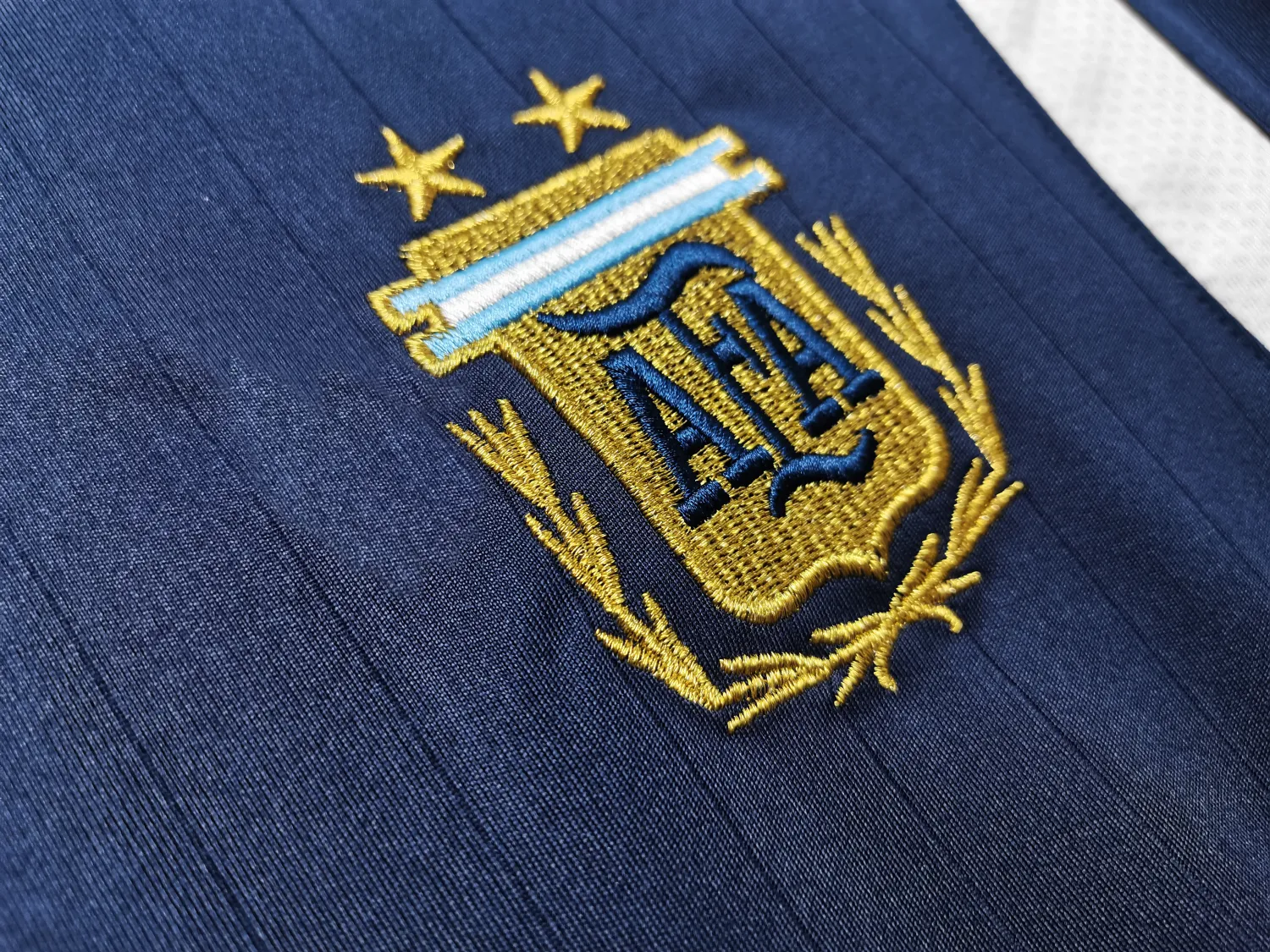 2006 Argentina Away Retro Jersey - Fans Edition