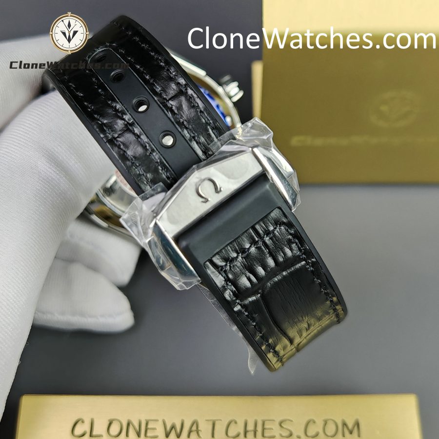 OMEGA Super Clone Watches 1:1 Constellation steel on leather strap 131.33.41.21.01.001 41mm
