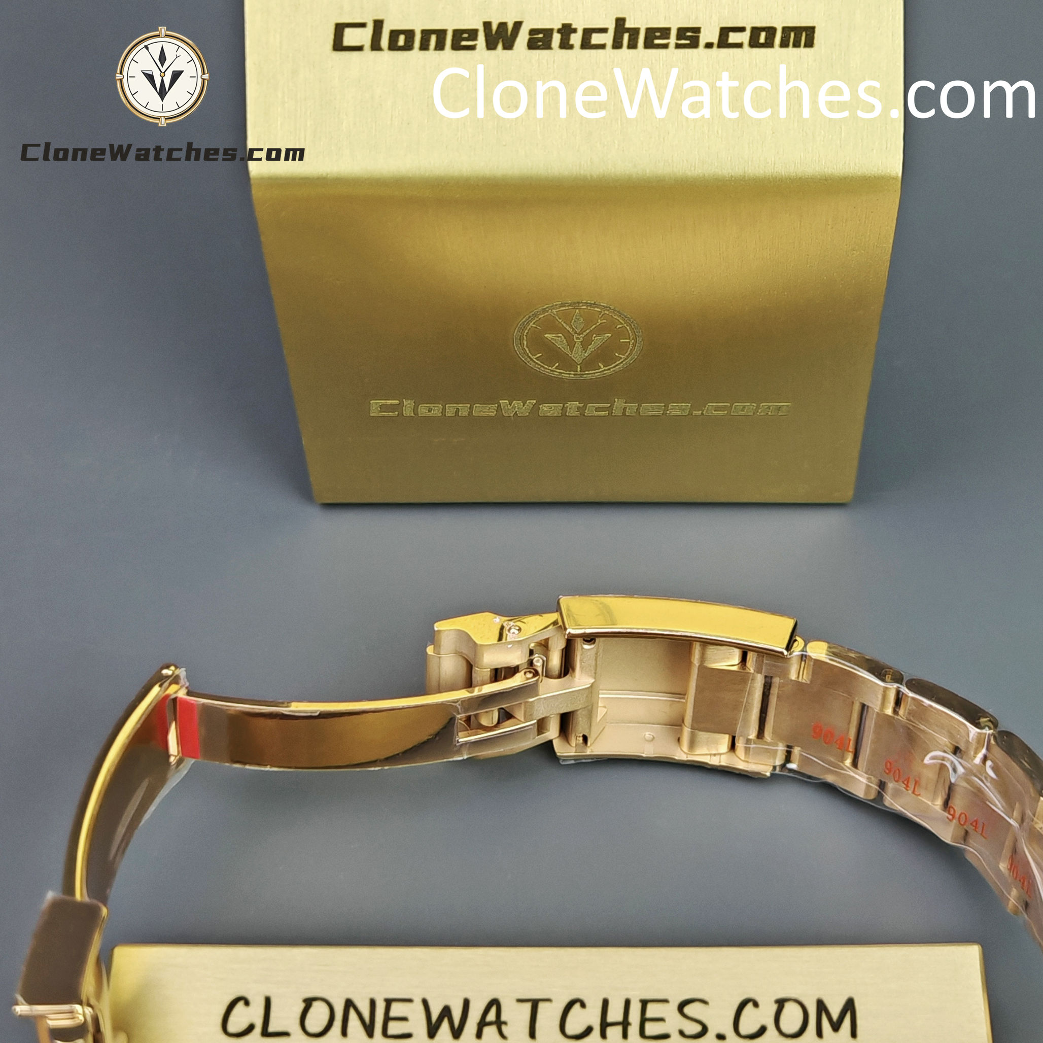 Rolex Super Clone Watches 1:1 Daytona Sundust Dial Rose Gold 126505-0003 4131 Movement