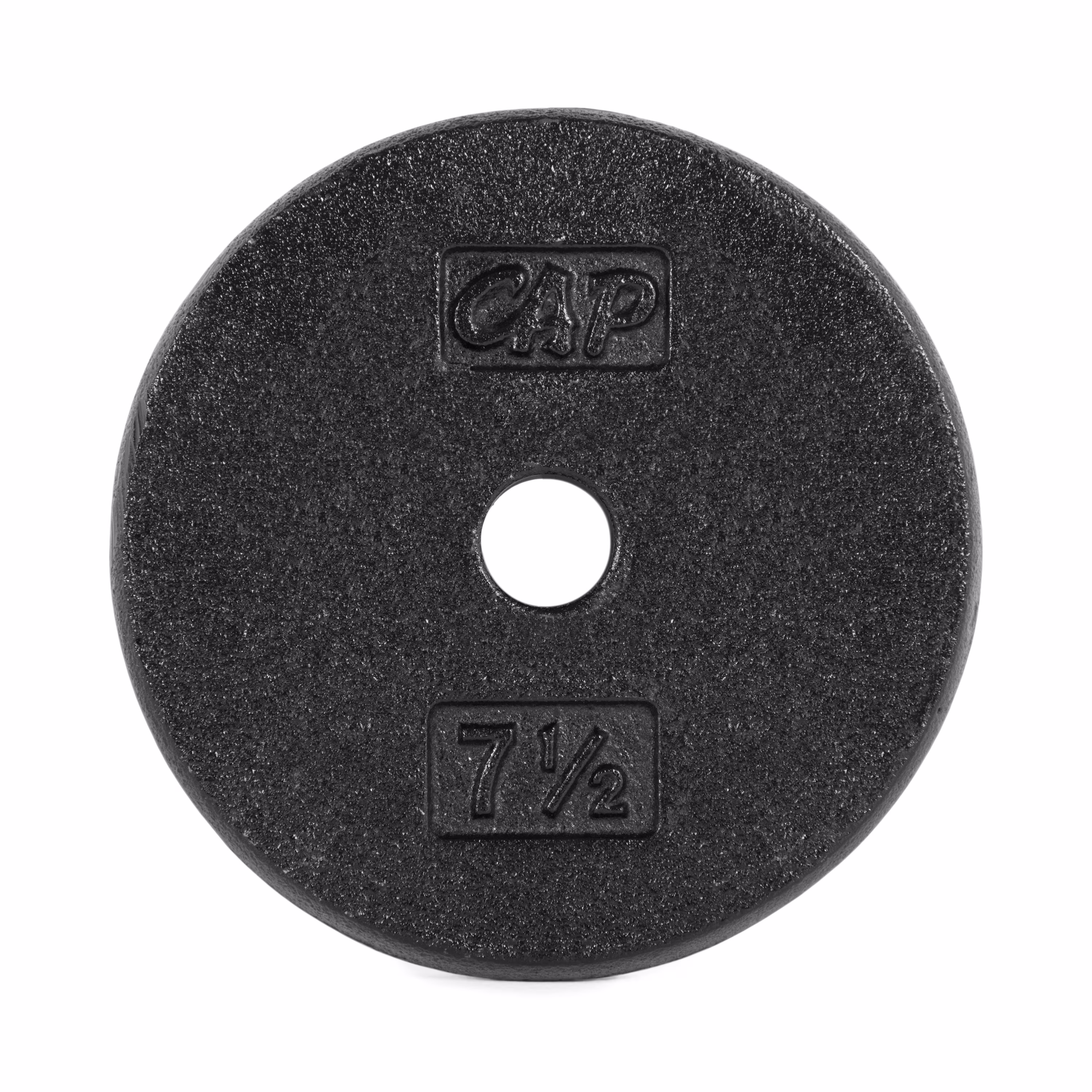 CAP Barbell Standard Cast Iron Weight Plate, Black, Singles 1.25-50 lb