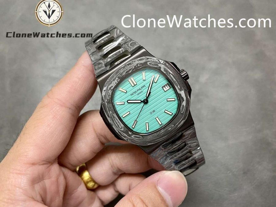 Modified Super Clone Watches 1:1 DiW Patek Philippe Nautilus 5711 “BLACK GRAIL CELESTE”