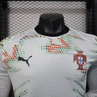 2025-26-New Season Portugal Away Long Sleeve Jersey-Player Edition