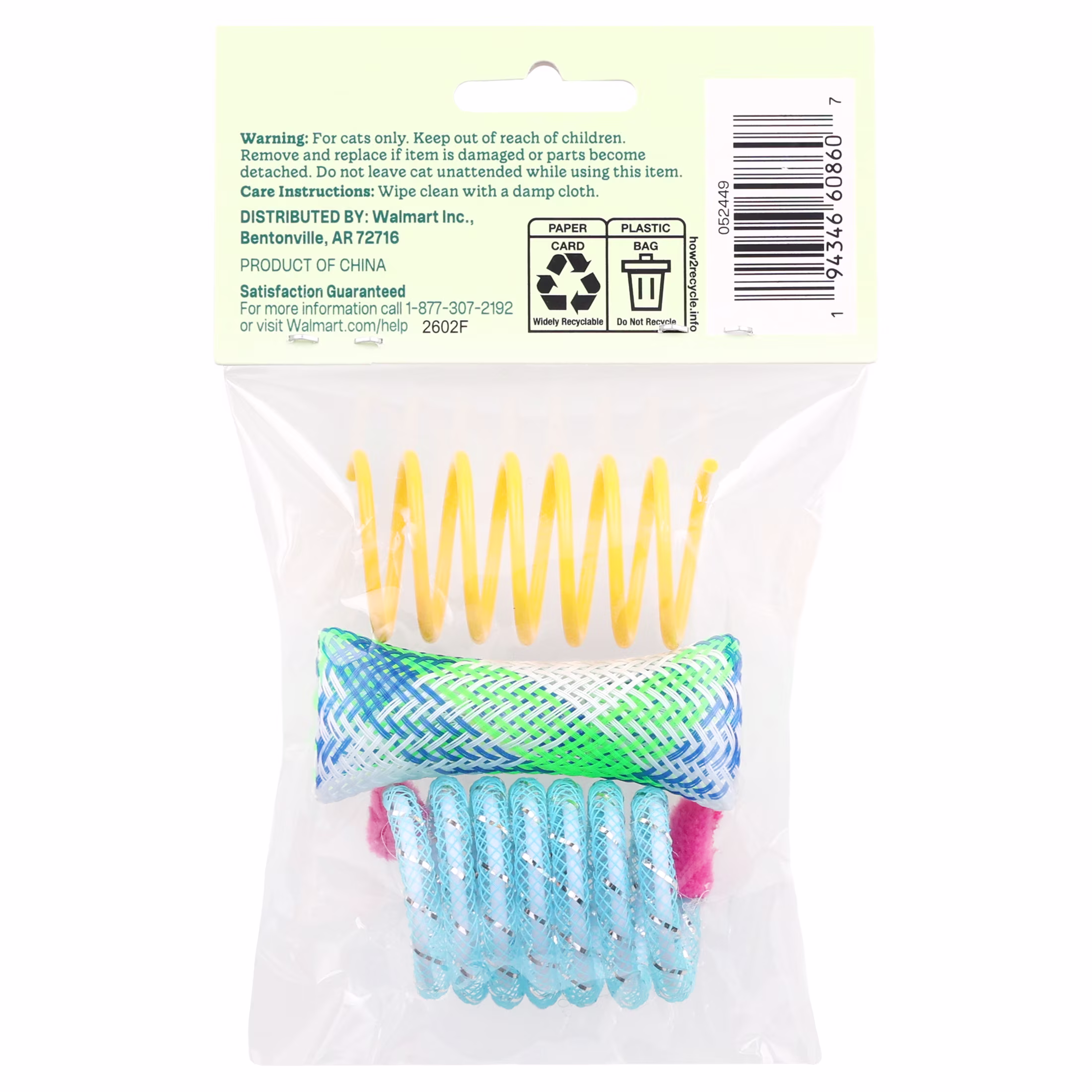 Vibrant Life Rolling Springs Cat Toys, 3 Pack