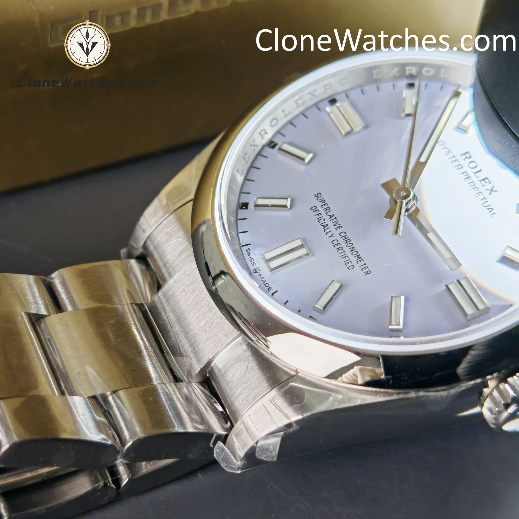 Rolex Super Clone Watches 1:1 Oyster Perpetual Purple Dial 36mm 126000-0013 3230 Movement