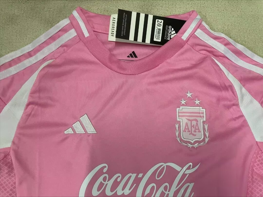 25-26 Argentina Pink Jersey - Kids