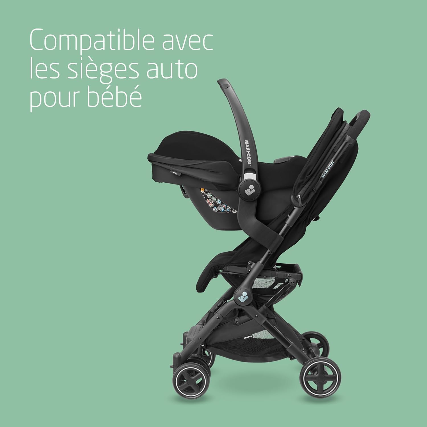 Poussette canne légère compacte 0 22 kg pliage automatique