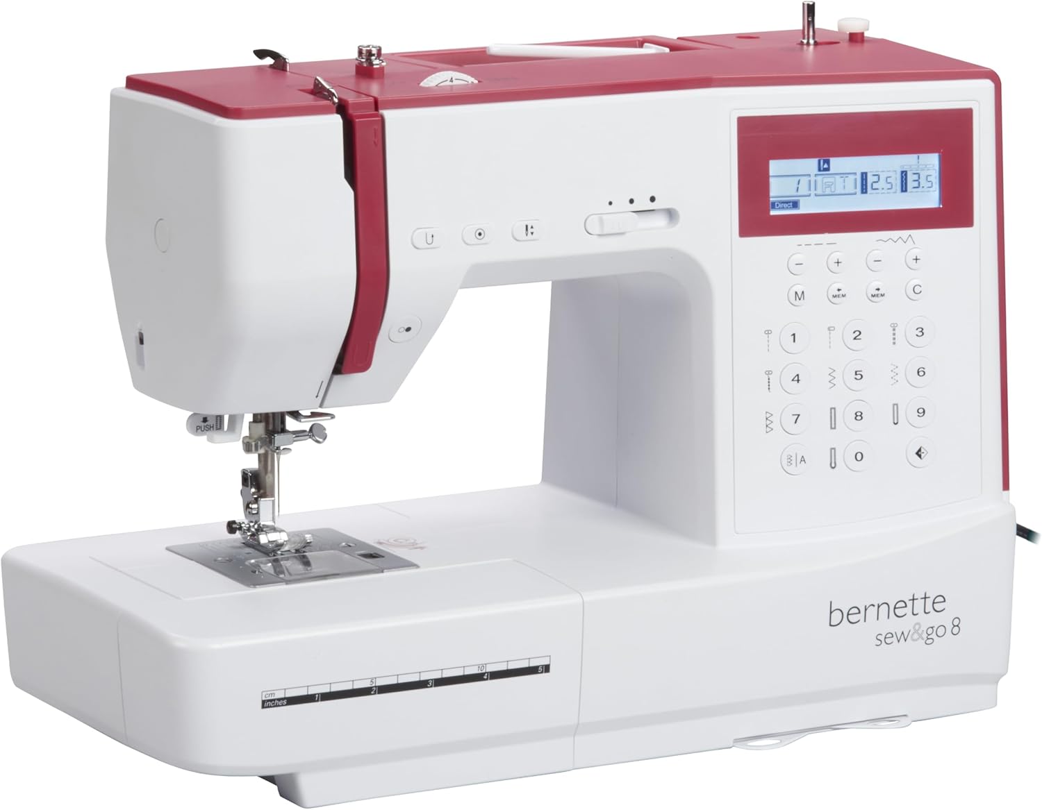 Machine à coudre ordinateur 197 programmes bras libre écran multifonction