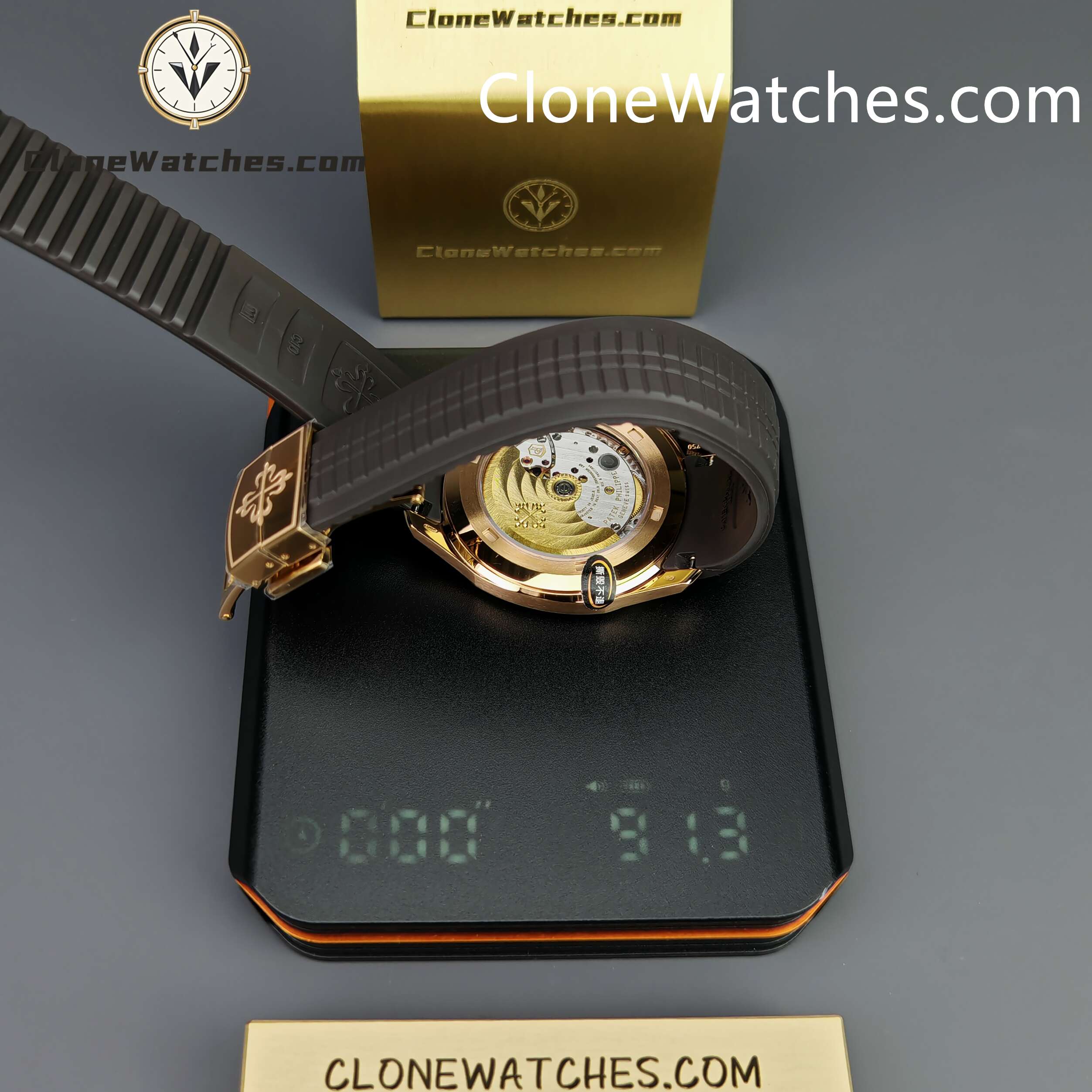 Patek Philippe Super Clone Watches 1:1 Aquanaut Rose Gold 5167R-001 40.8 mm
