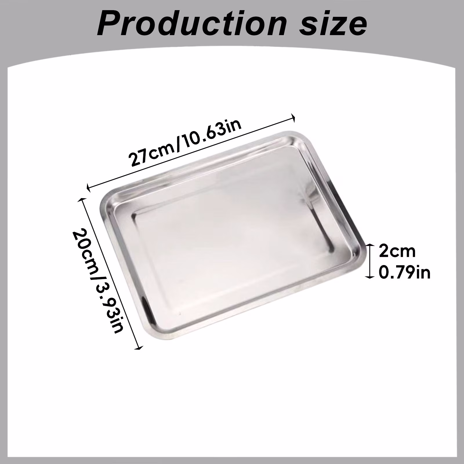 NUOKO Stainless Steel Heavy Baking Sheet, Non Toxic Baking Pan, Flat Oven Tray, Healthy Cookie Sheet Easy to Clean and Washable by Water, Silver