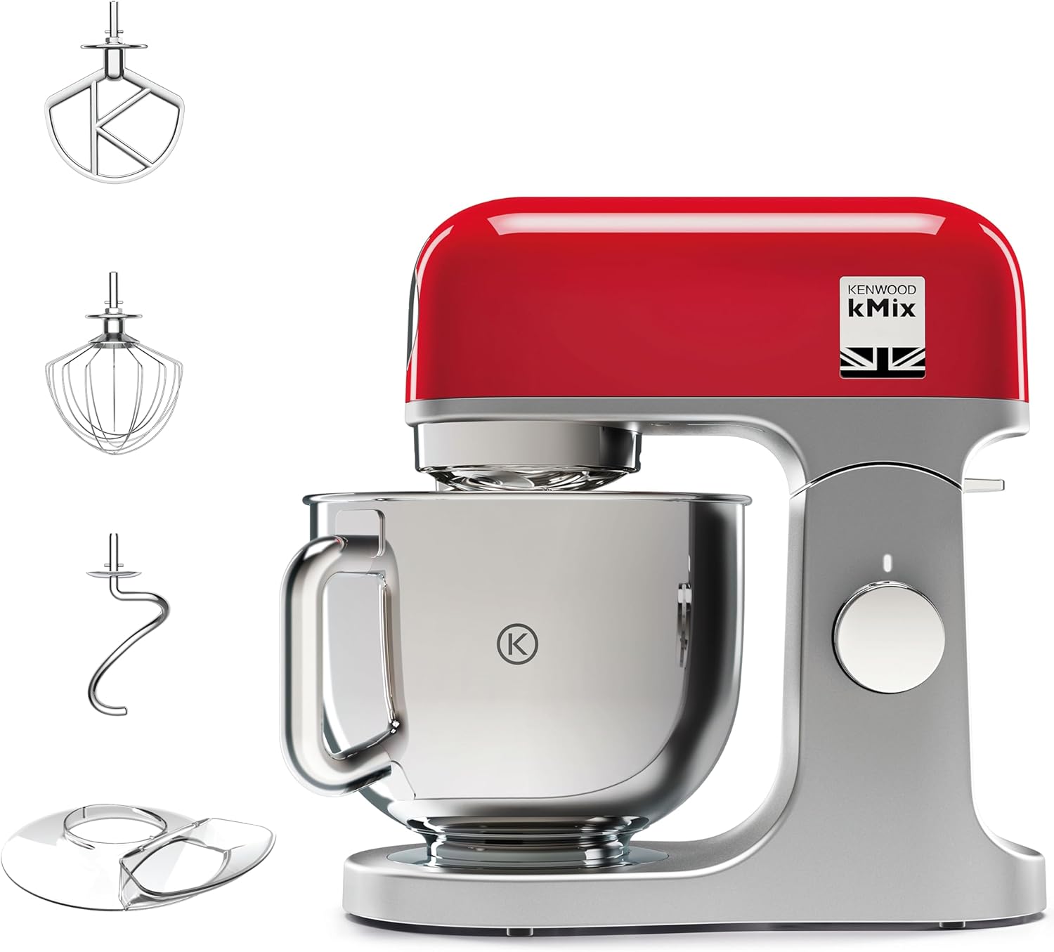 Robot pâtissier 1000 W bol 5 L rouge
