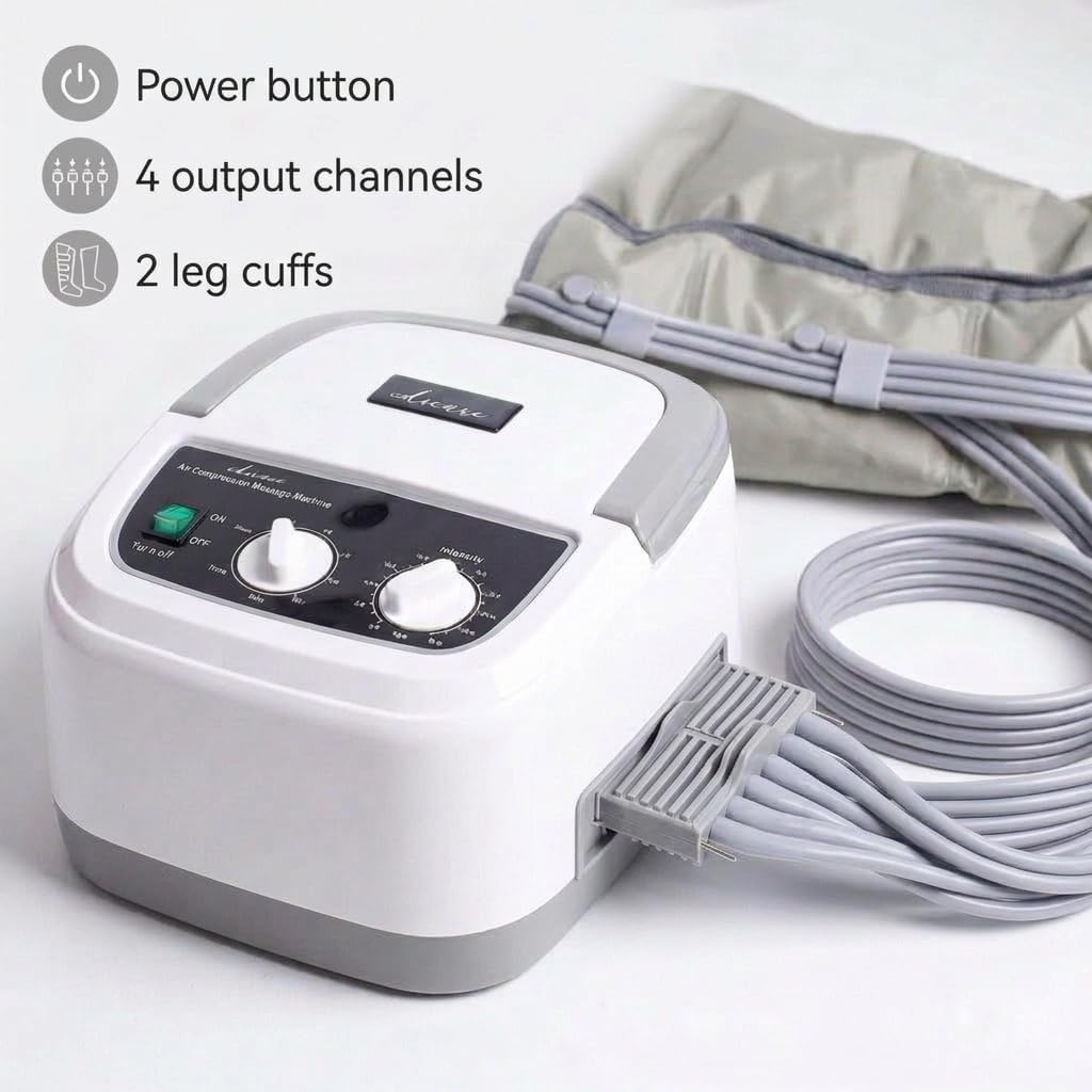 Bottes pressothérapie drainage lymphatique massage jambes pieds appareil relaxation