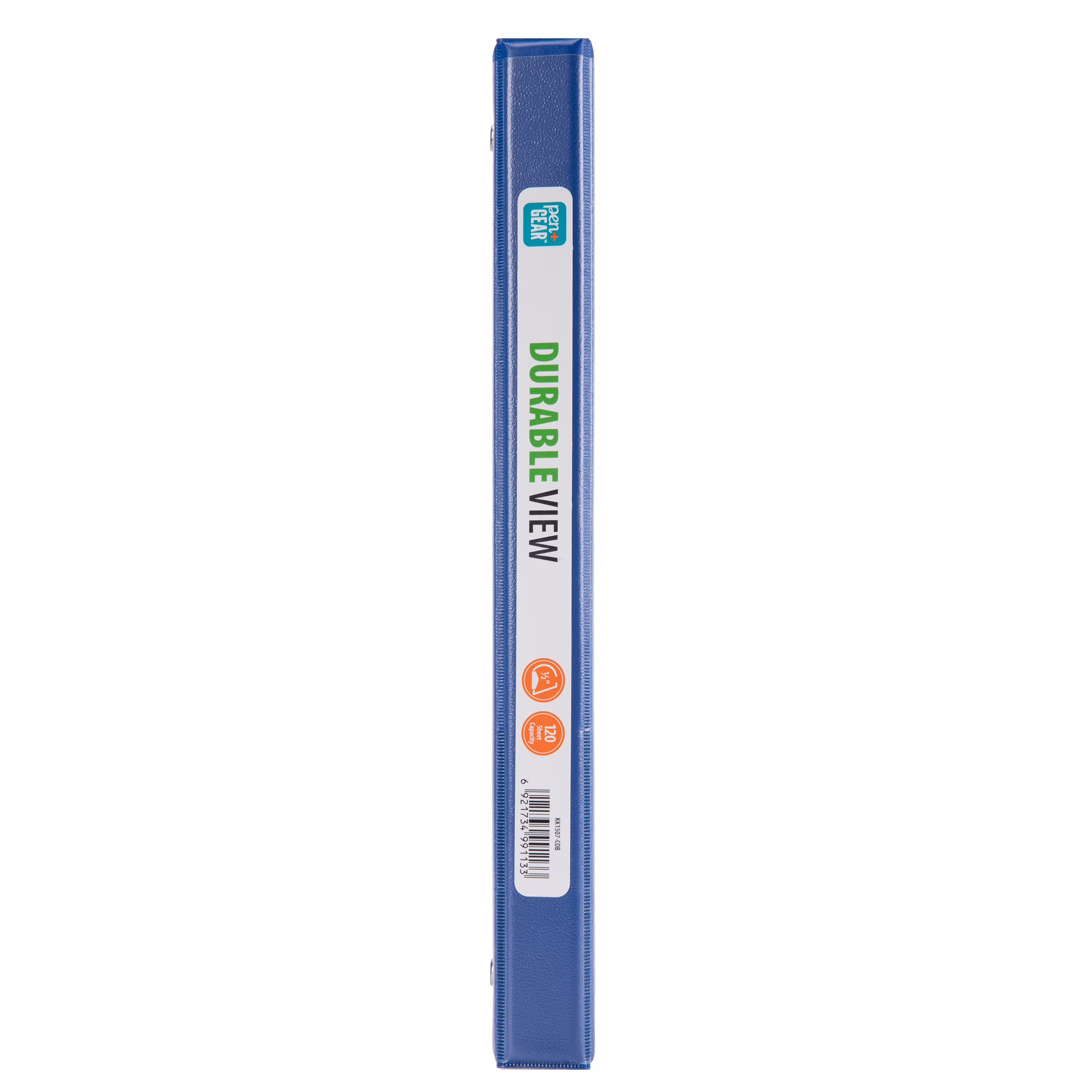 Pen+Gear Durable View 1/2 in D-Ring Binder, Cobalt Blue