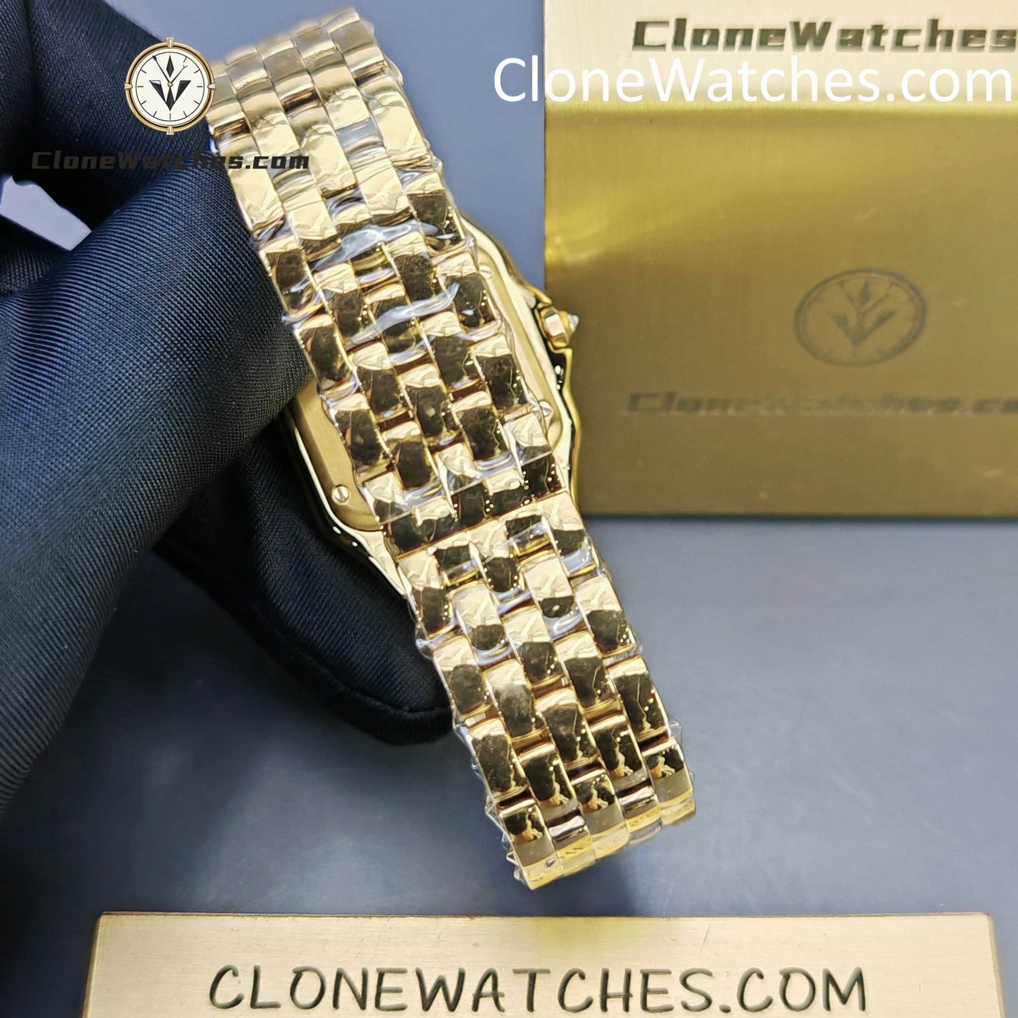Cartier Super Clone Watches 1:1 PANTHÈRE DE CARTIER White Dial 27mm x36mm WJPN0085