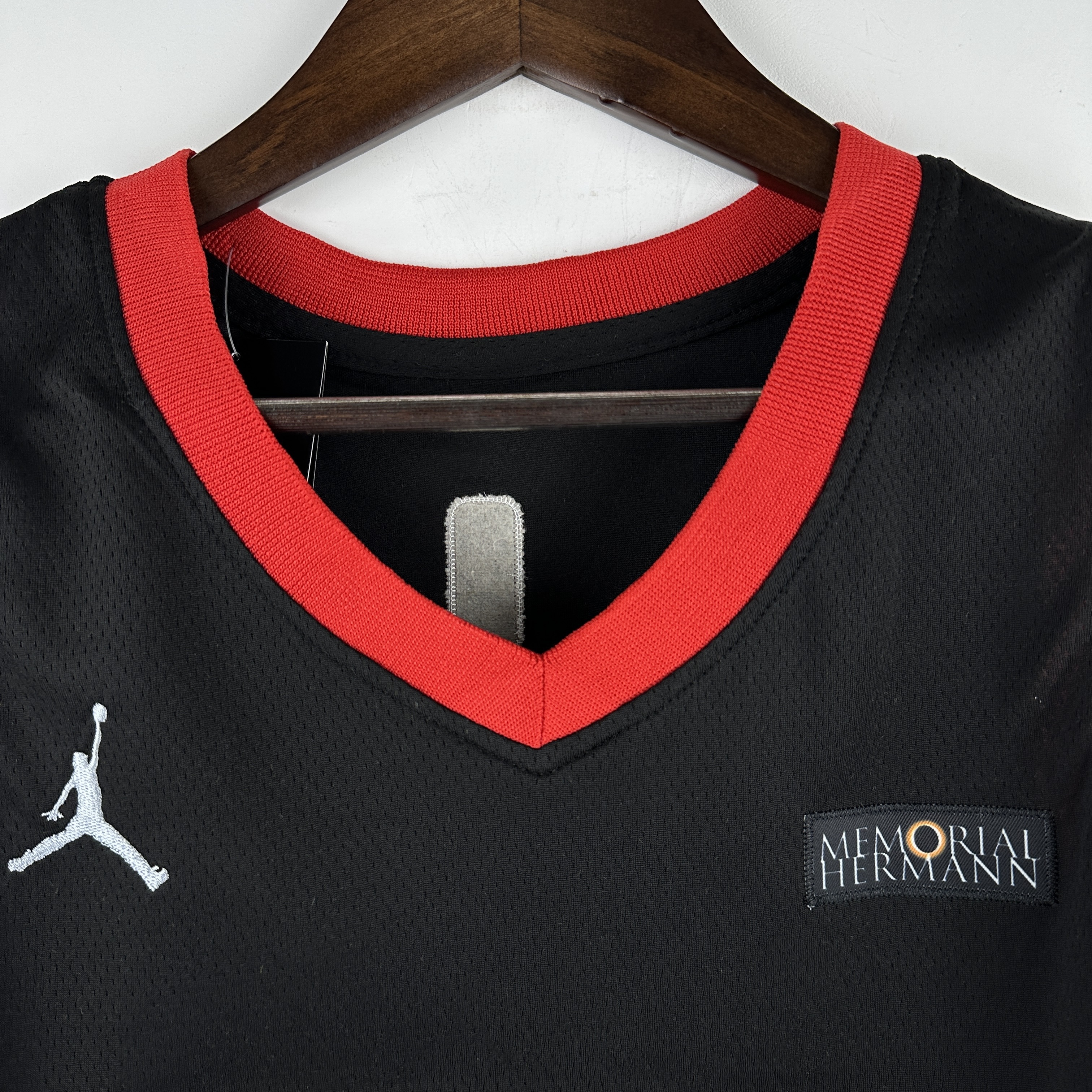 Embroidered 23rd season Rockets Jumpman style No. 4 Green